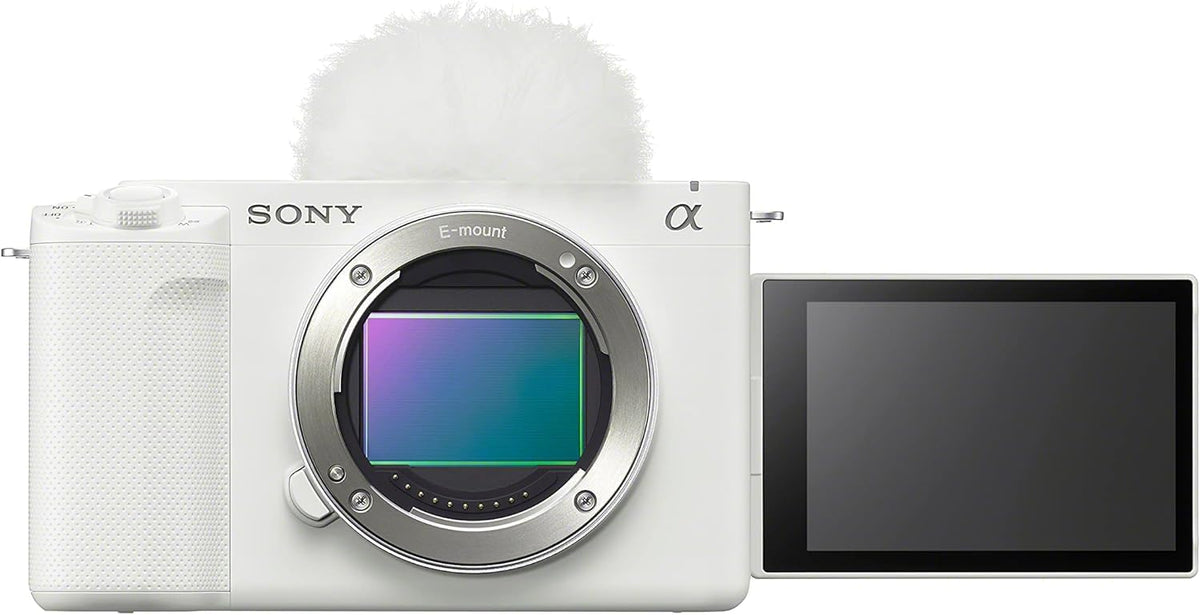 Sony Alpha ZV E1 Full Frame Interchangeable Lens Mirrorless Vlog Camera   White Body