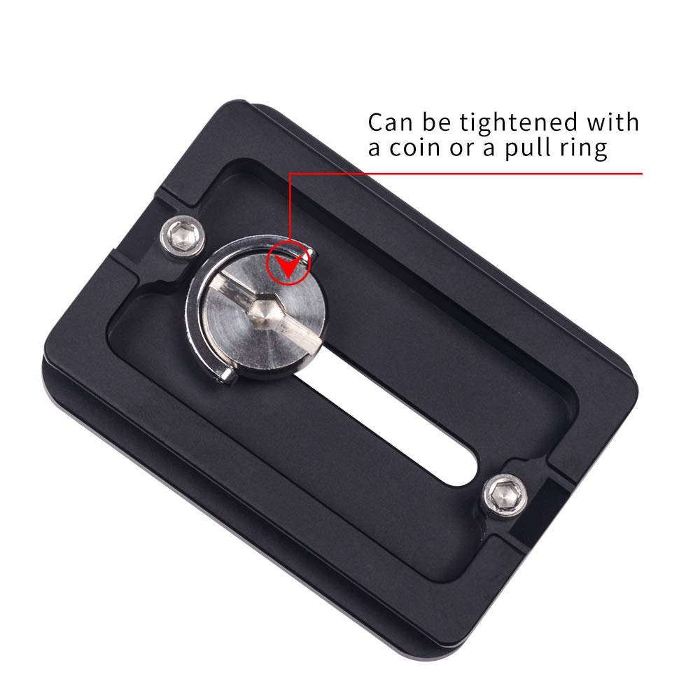 Aoka Quick Release Plate Fits Arca Swiss Standard For Camera Tripod Ballhead (Ty60)