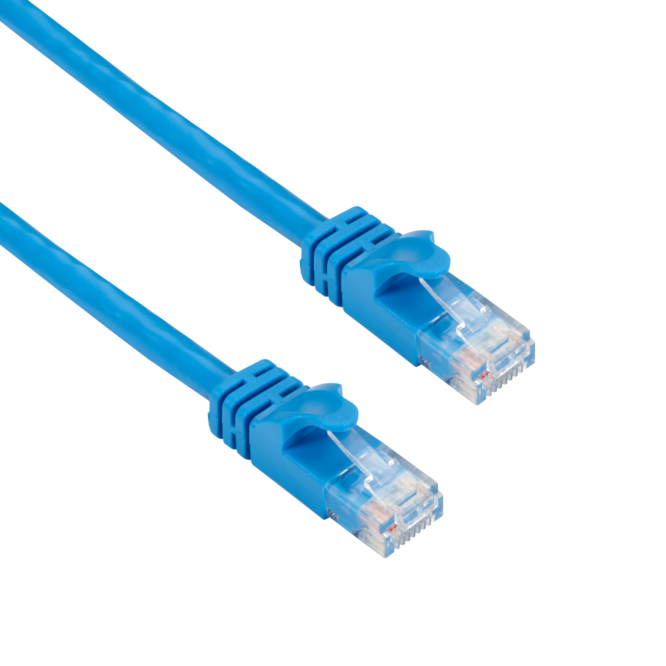Cat6A 500-Mhz Stranded Ethernet Patch Cable With Slim Form-Factor Molded Snagles