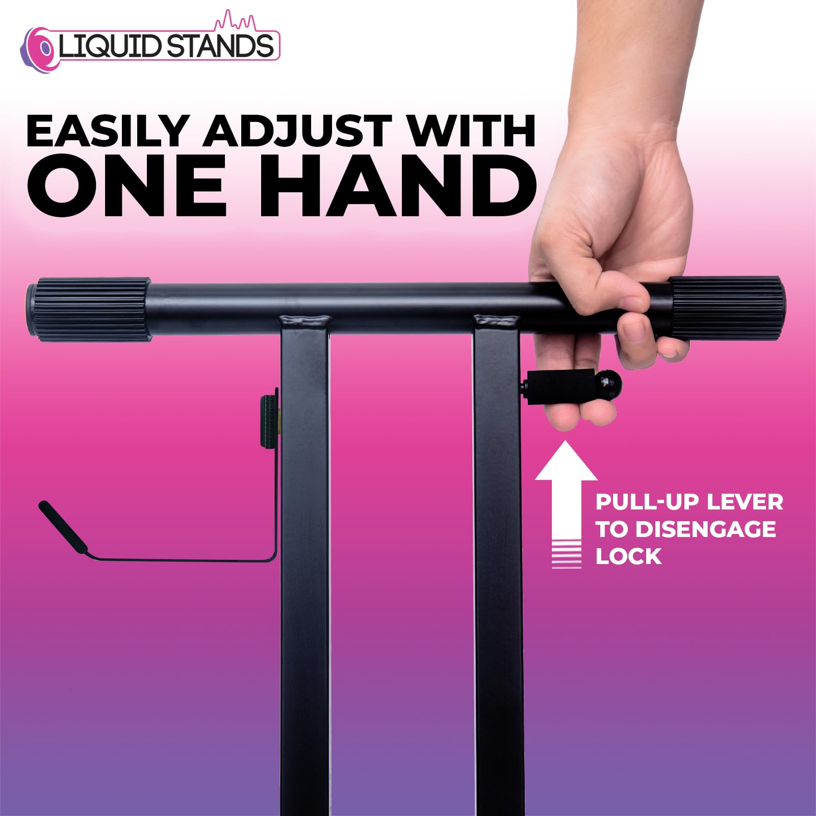 Liquid Stands Expandable Dj Table Stand Portable Audio Mixer Stand   Dj Stand For Laptop & Controller   Midi Keyboard Stand & Sy