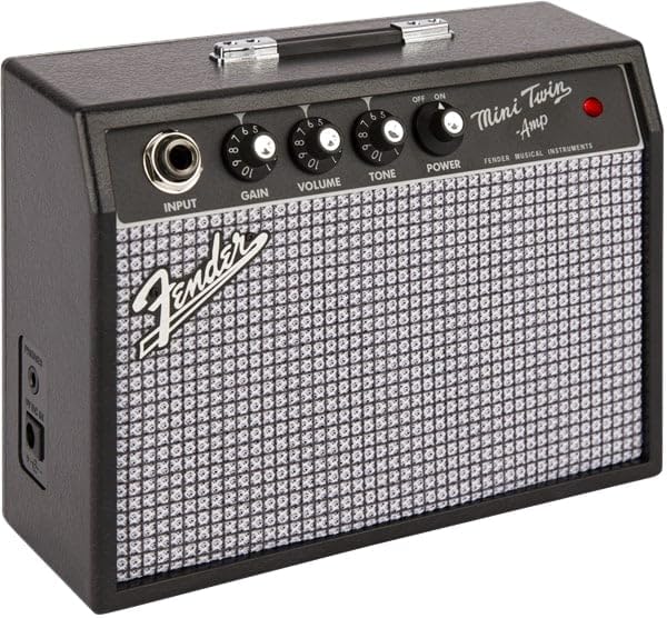 Fender Mini 65 Twin-Amp Electric Guitar Amplifier, Black, With 2-Year Warranty