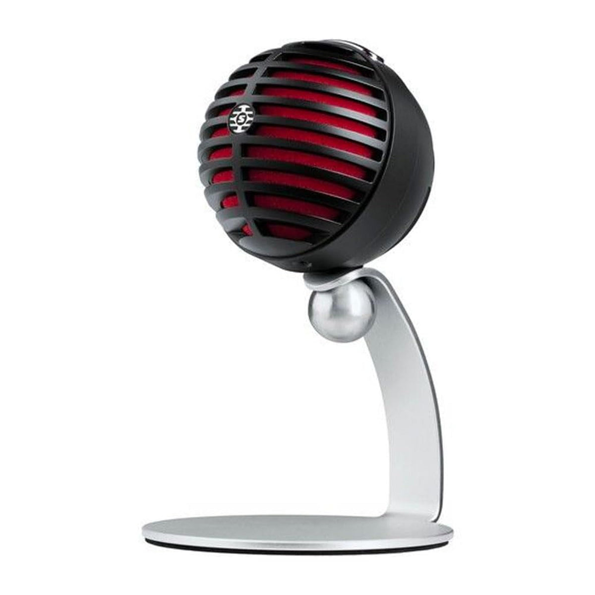 Shure Mv5 Digital Condenser Microphone With Cardioid   Plug And Play With Ios, Mac, Pc, Onscreen Control W/ Shureplus Motiv Audi