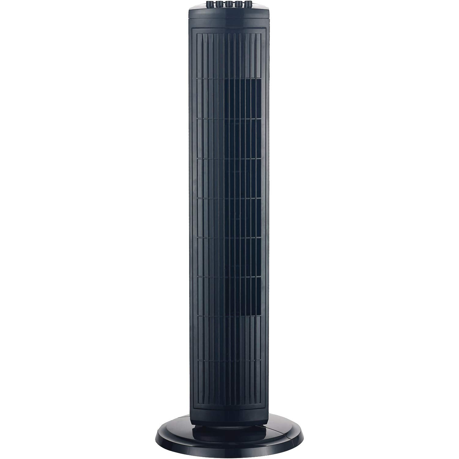 Brentwood Kool Zone Oscillating Tower Fan, 3 Speed 30 Inch, Black