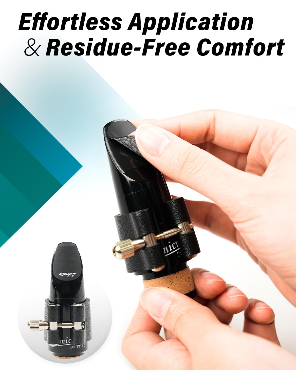 Libretto Mouthpiece Pad & Thumb Rest Cushion For Clarinet, Oboe. Giftable Woodwinds Accessory Kit: 32Pcs Mouthpiece Patch, 10Pcs