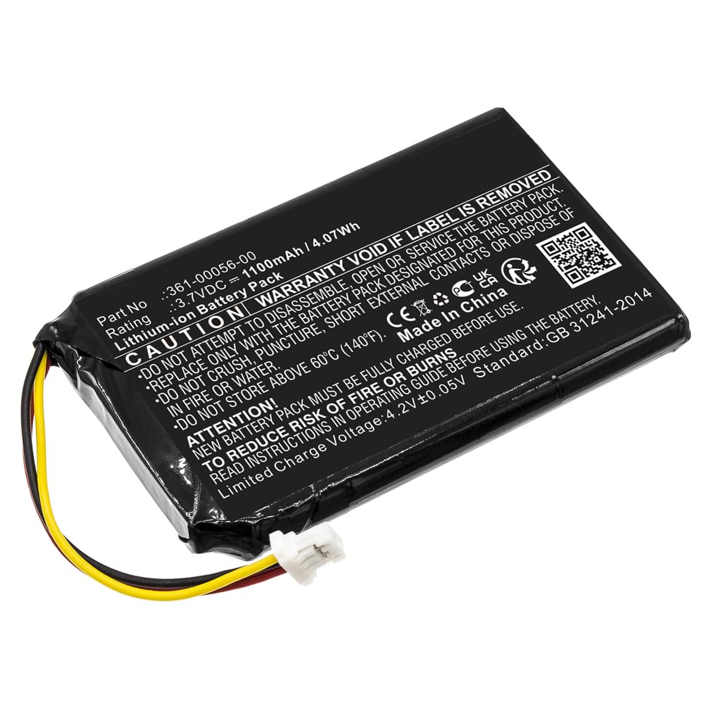 Mpf Products 1100Mah 361 00056 00, 361 00056 50 Battery Replacement Compatible With Garmin Drive 50, 50Lm, 51, 51Lmt, Nuvi 30, 5