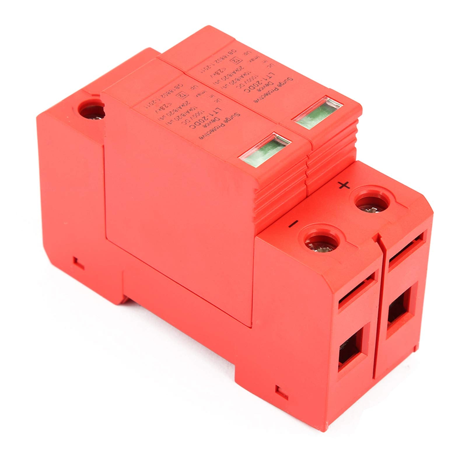 Oumefar Dc 1000V 2P House Protector 10 20Ka Low Voltage Arrester Device Flame Retardant Din Rail Device For