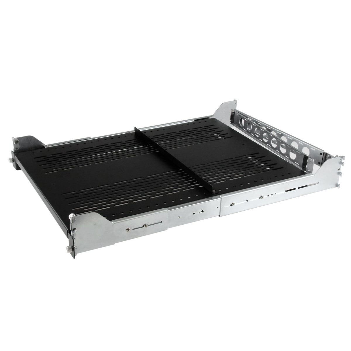 StarTech 2U Vented Sliding Server Rack Shelf W Cable Management startech-2u-vented-sliding-server-rack-shelf-w-cable-management