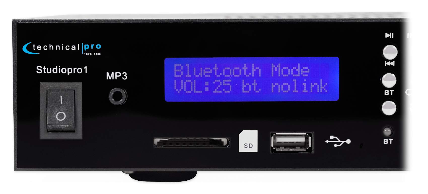 Technical Pro Studiopro1 Professional Rackmount Usb/Sd Recording And Editing Deck