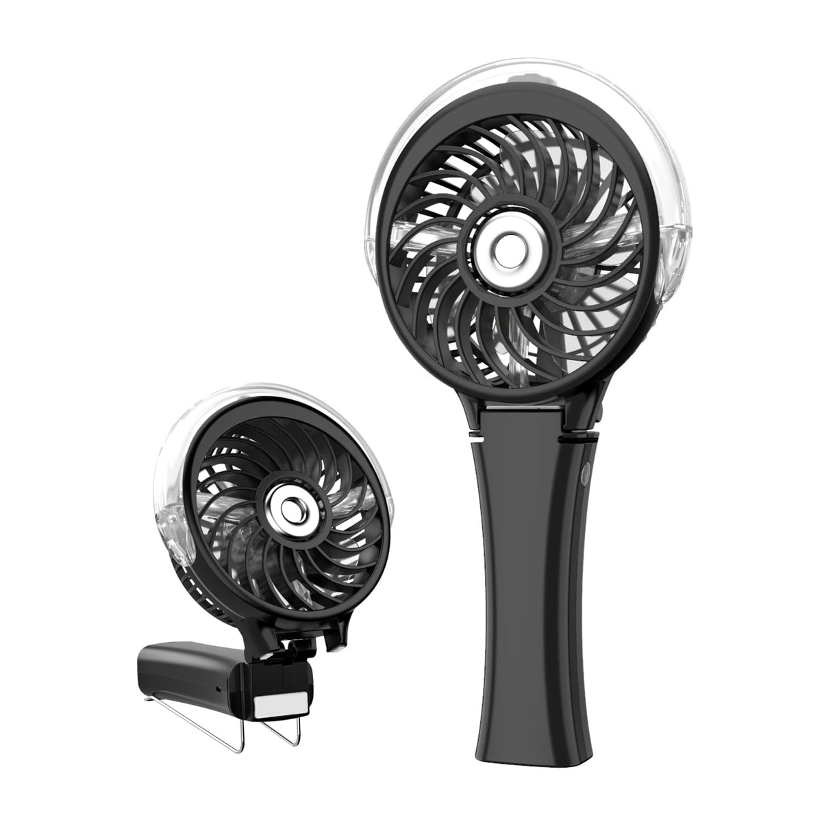 Handfan Handheld Misting Fan, Portable Mister Fan, Usb Rechargeable Personal Mist Fan, Battery Operated Spray Water Fan, Foldabl