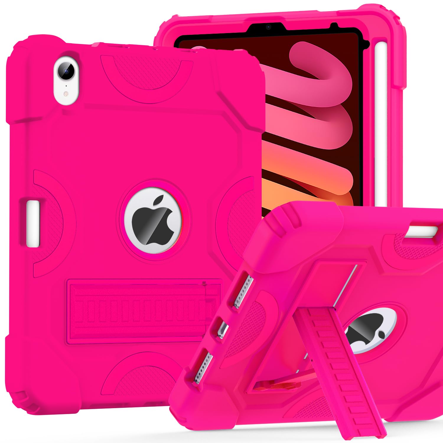 Cantis Case for iPad mini 7 A17 Pro 2024/ iPad mini 6 2021 8.3 Inch, Heavy Duty Shockproof Cover for iPad mini 7th/ 6th Generati