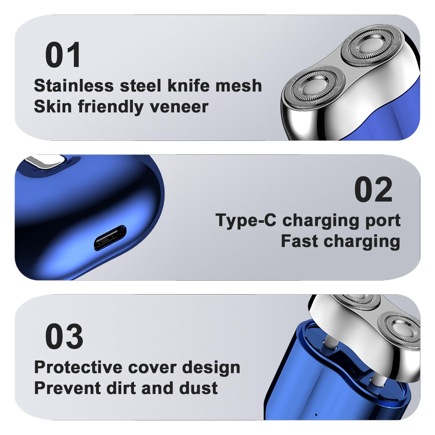 2025 New Model Double Head Electric Shave