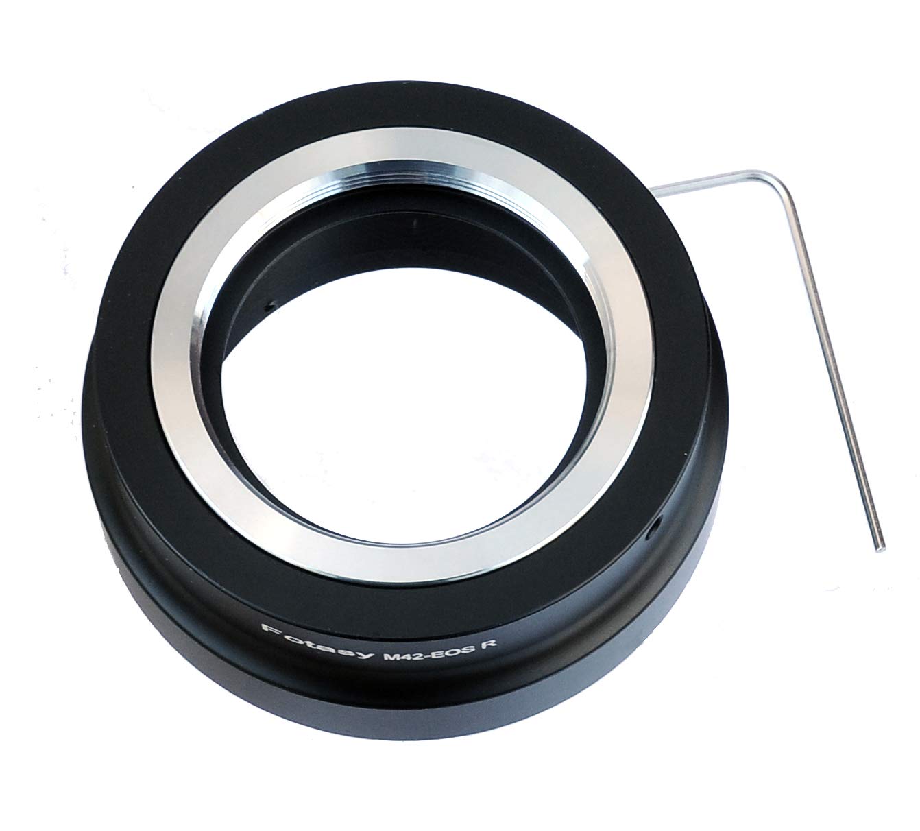 Fotasy Adjustable M42 42Mm Screw Mount Lens To Cannon Eos Rf Mount Adapter, M42 Rf Adapter, M42 Lens To Eos Rf, Compatible With