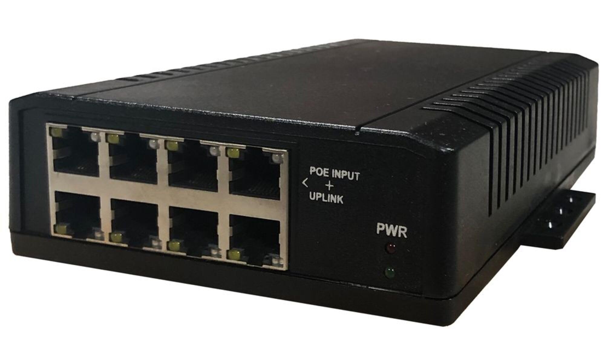 Tycon Systems Tp Sw8 Nc 8 Port High Power Poe Switch   12 56V