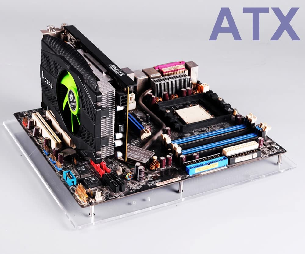 Ediy Pc Open Frame Test Bench Itx Atx Mini Itx Matx Eatx Motherboard Transparent Acrylic Overlock Computer Case Diy Mod Base Sta