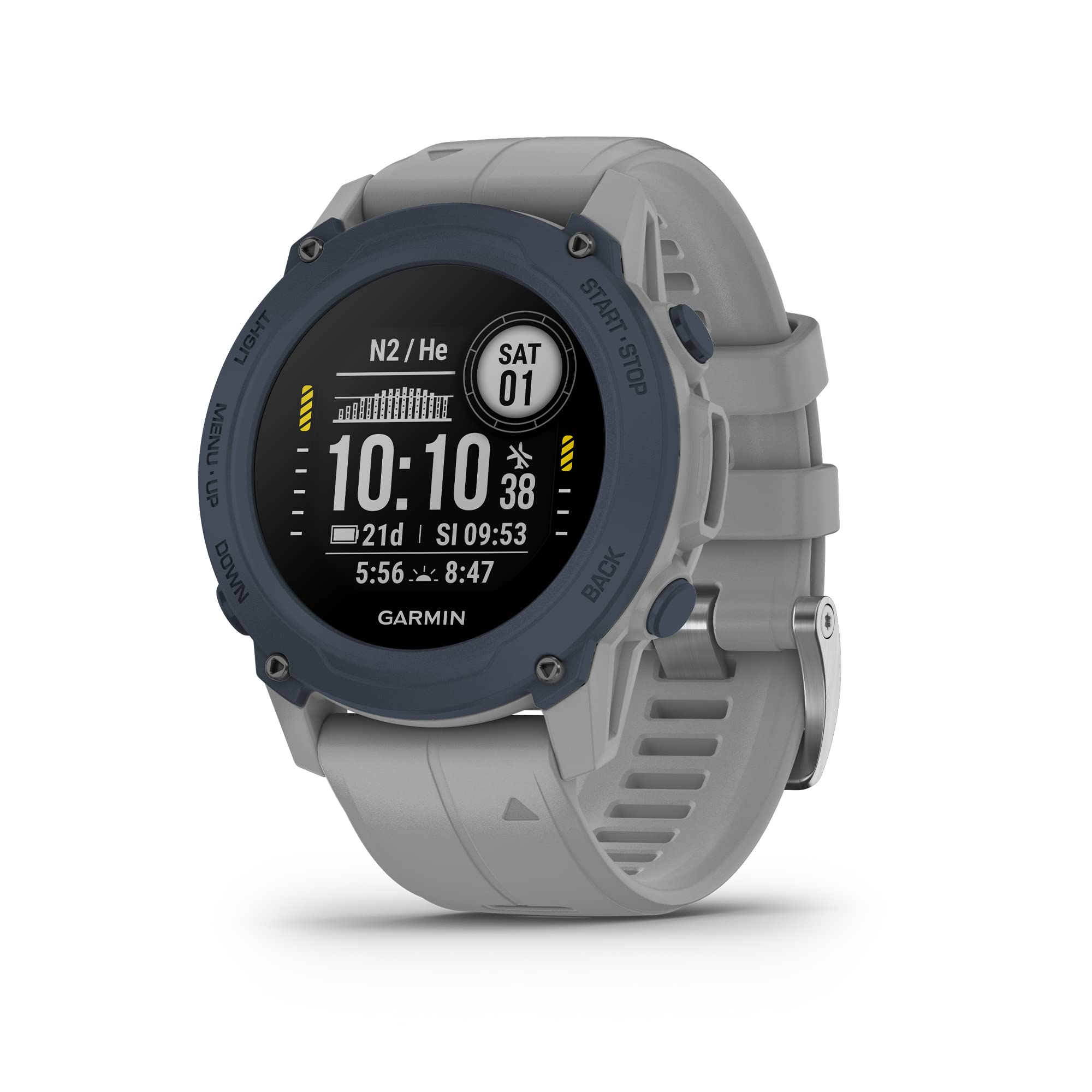 Descenta G1, Rugged Dive Computer, Multiple Dive Modes, Activity Tracking, Powder Gray