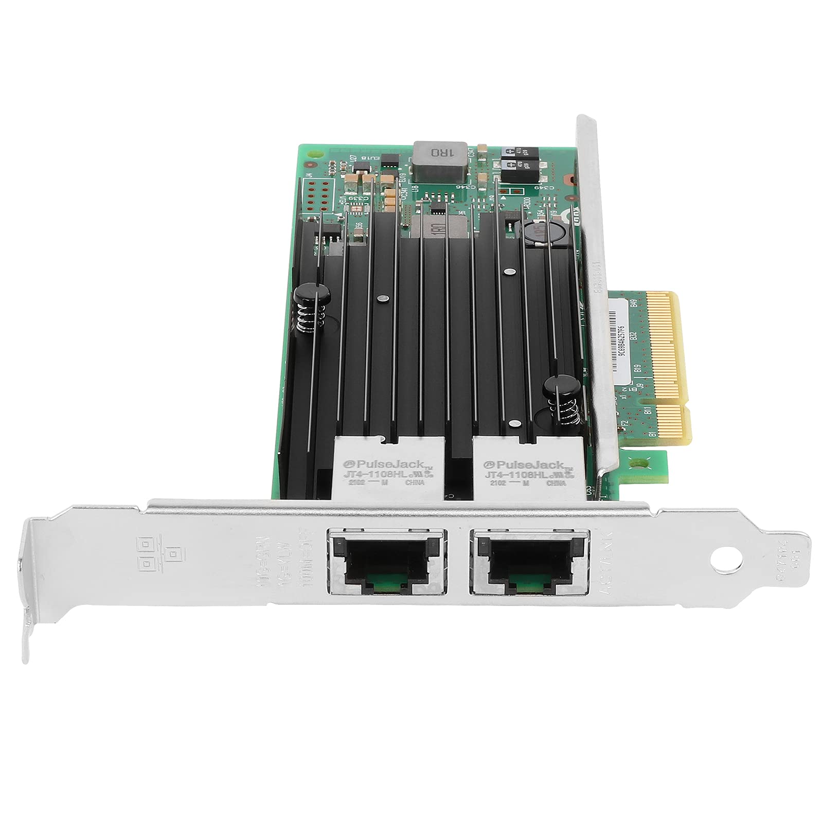 10Gb Pci E X8 Ethernet Converged Network Card Compatible For Intel X540 T2, Dual Copper Rj45 Port With Intel X540 Chipset, Ether