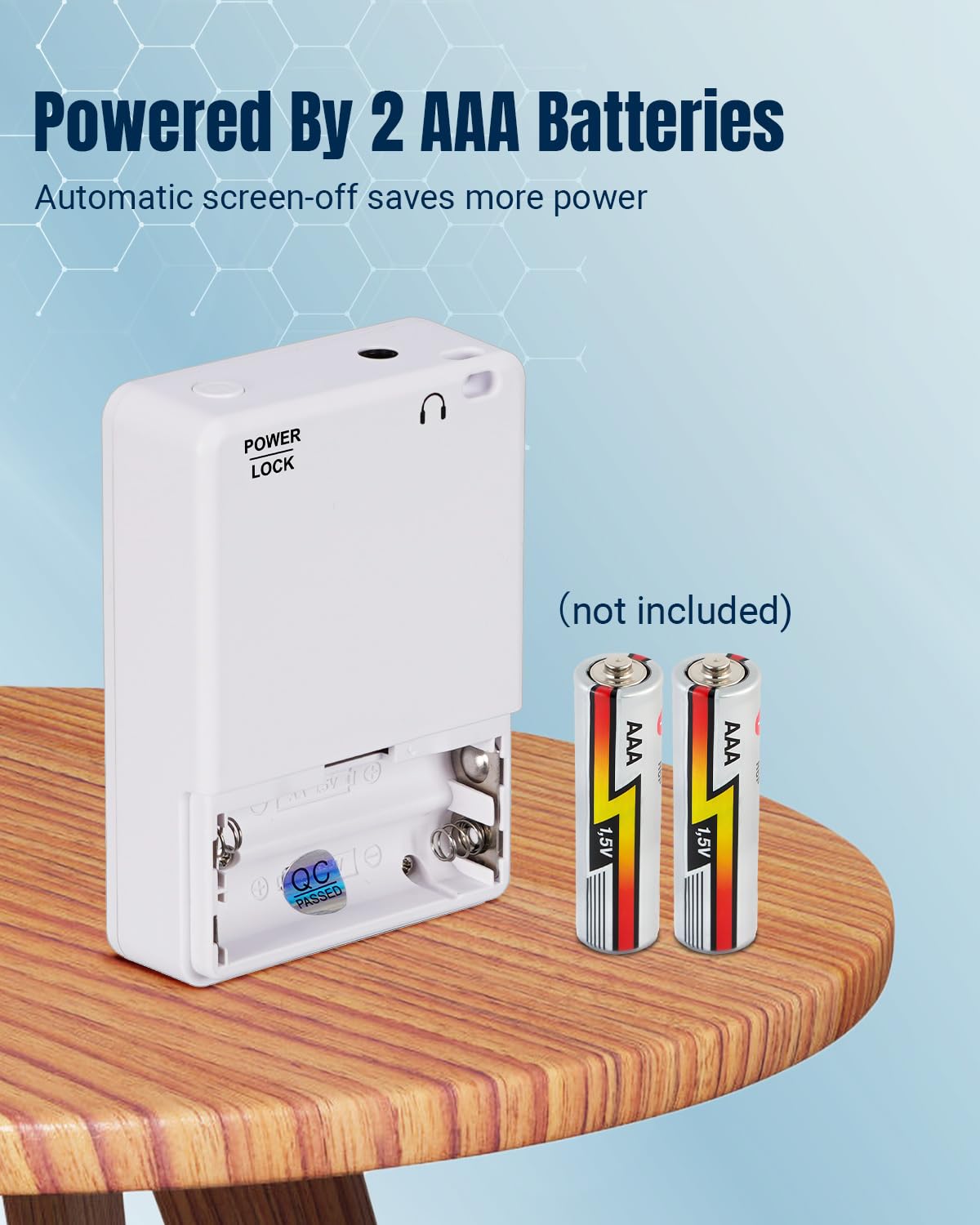 Prunus J-159 Pocket Am Fm Radio Portable With Stereo Earphone, Battery Operated Radio By 2 Aaa, Manual Preset, Large Screen, Loc