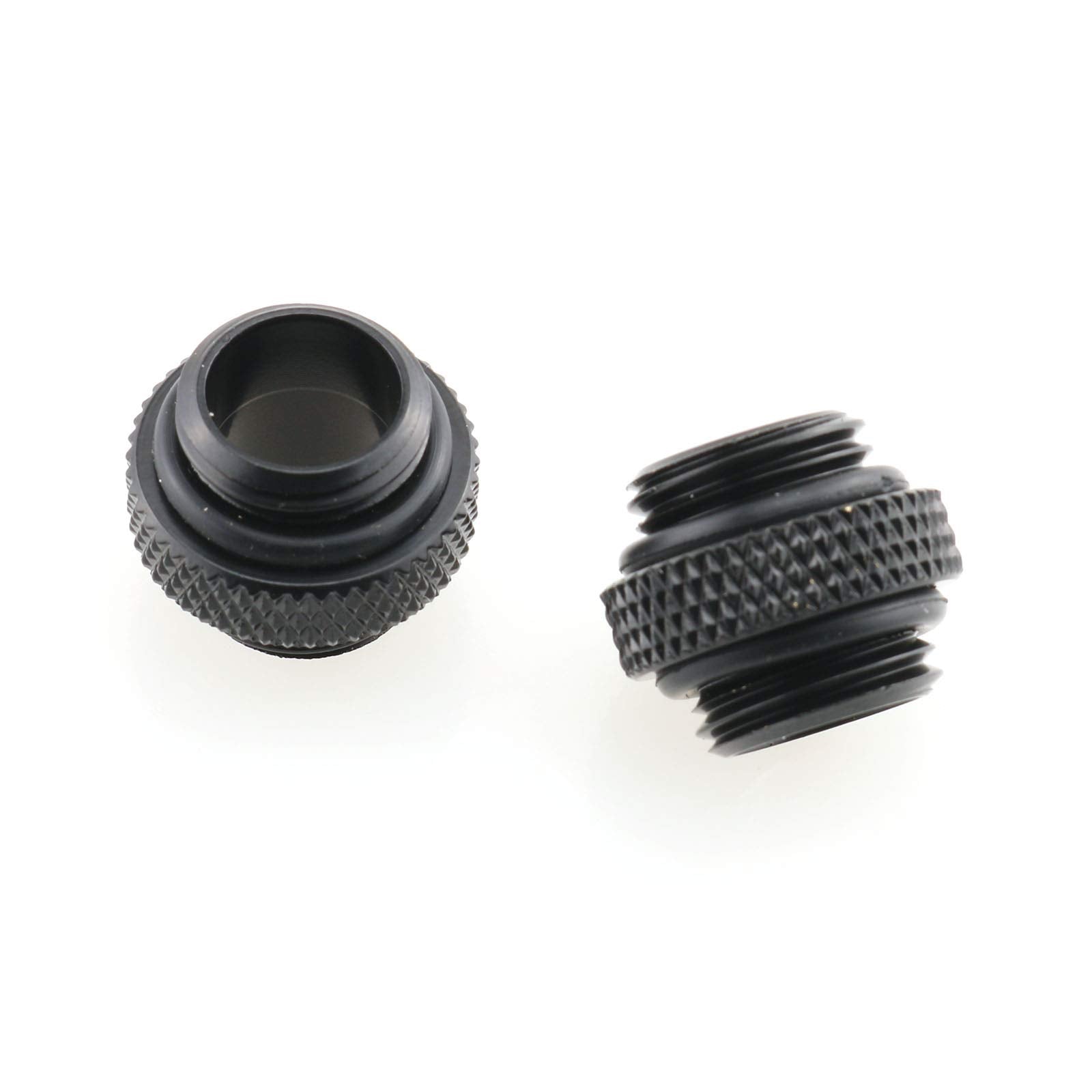 Czqc Pc Water Cooling Adapter Black G1/4 6Mm Male To Male Extender Connector Joiner Fitting With Sealed O Ring For Computer Wate