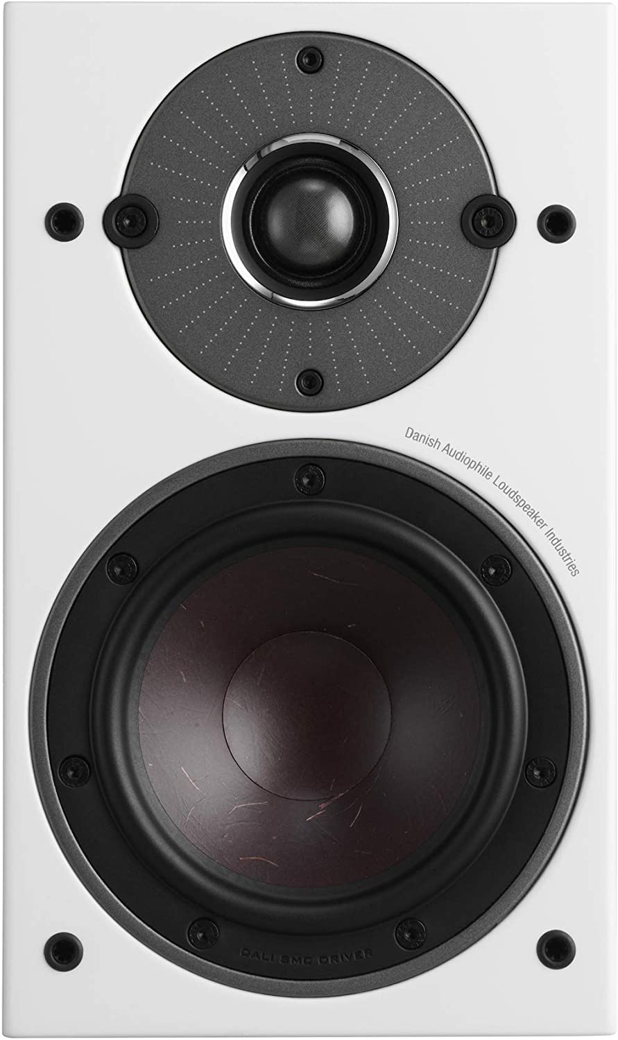 Dali Oberon 1 Bookshelf Speakers   White (Pair)