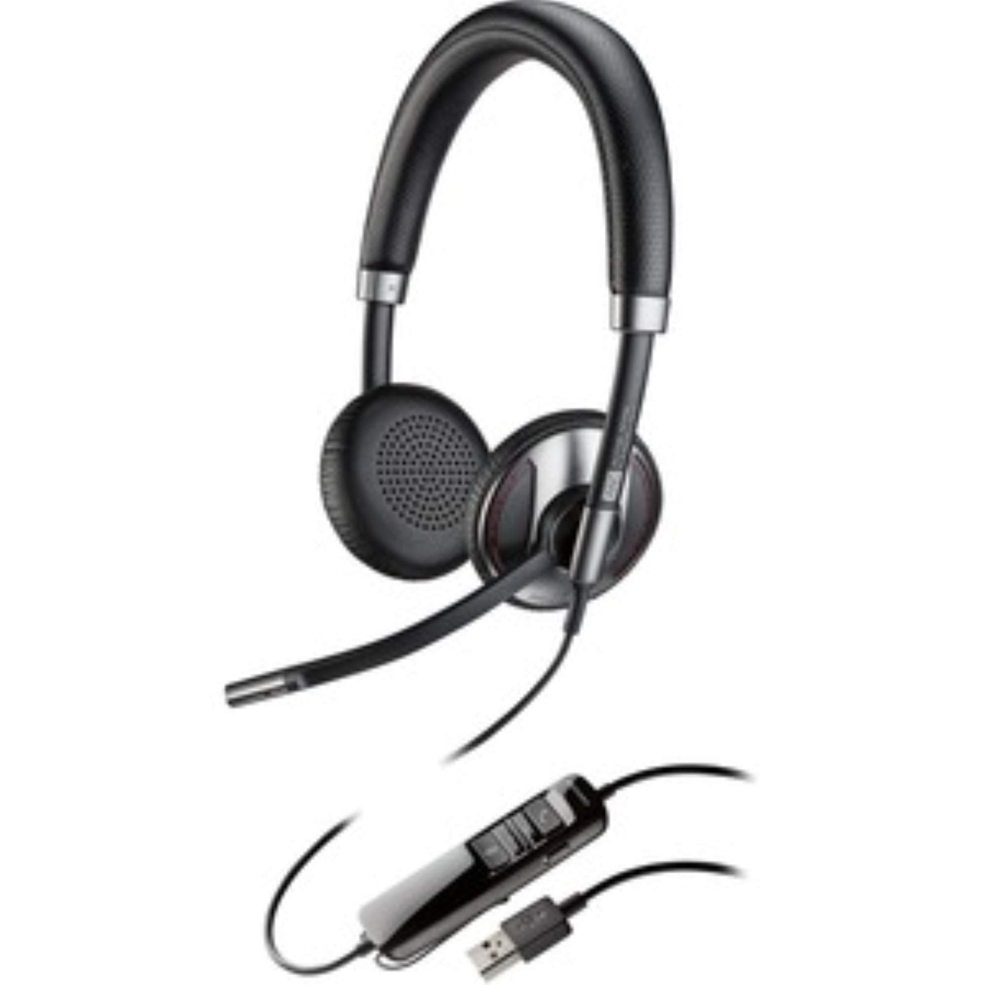 Plantronics 202580-01 Wired Headset, Silver/Black