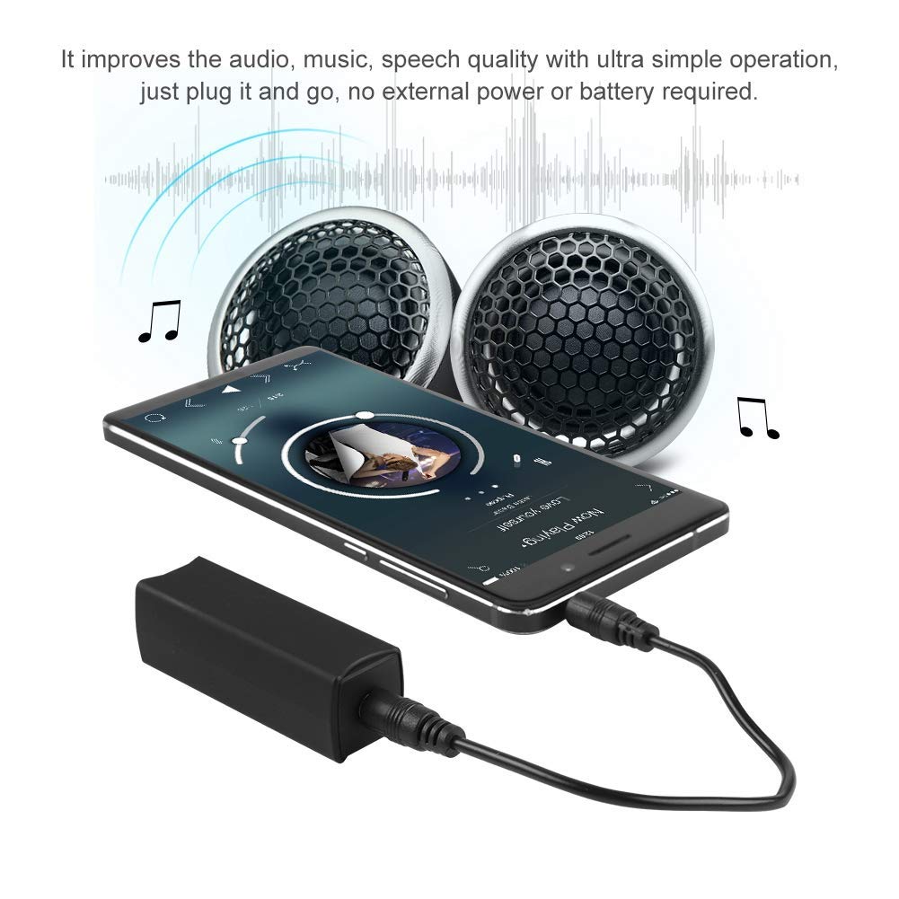 3.5Mm Audio Noise Filter, Ground Loop Noise Isolator For Home/Car/Computer Stereo Systems