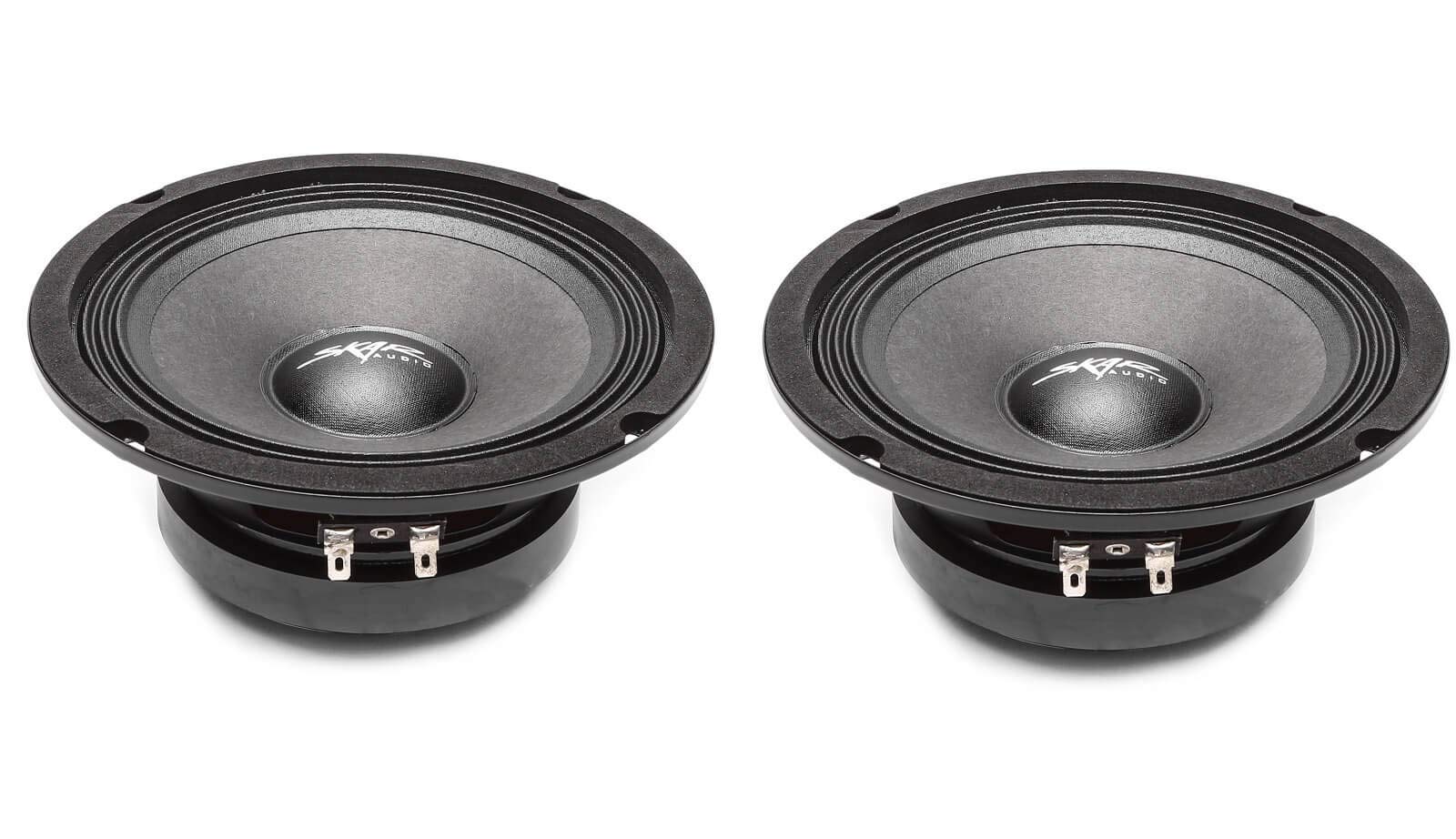 Skar Audio (2) Fsx65 4 (2) Fsx65 4 300 Watt 6.5 Inch 4 Ohm Mid Range Loudspeakers   2 Speakers Black