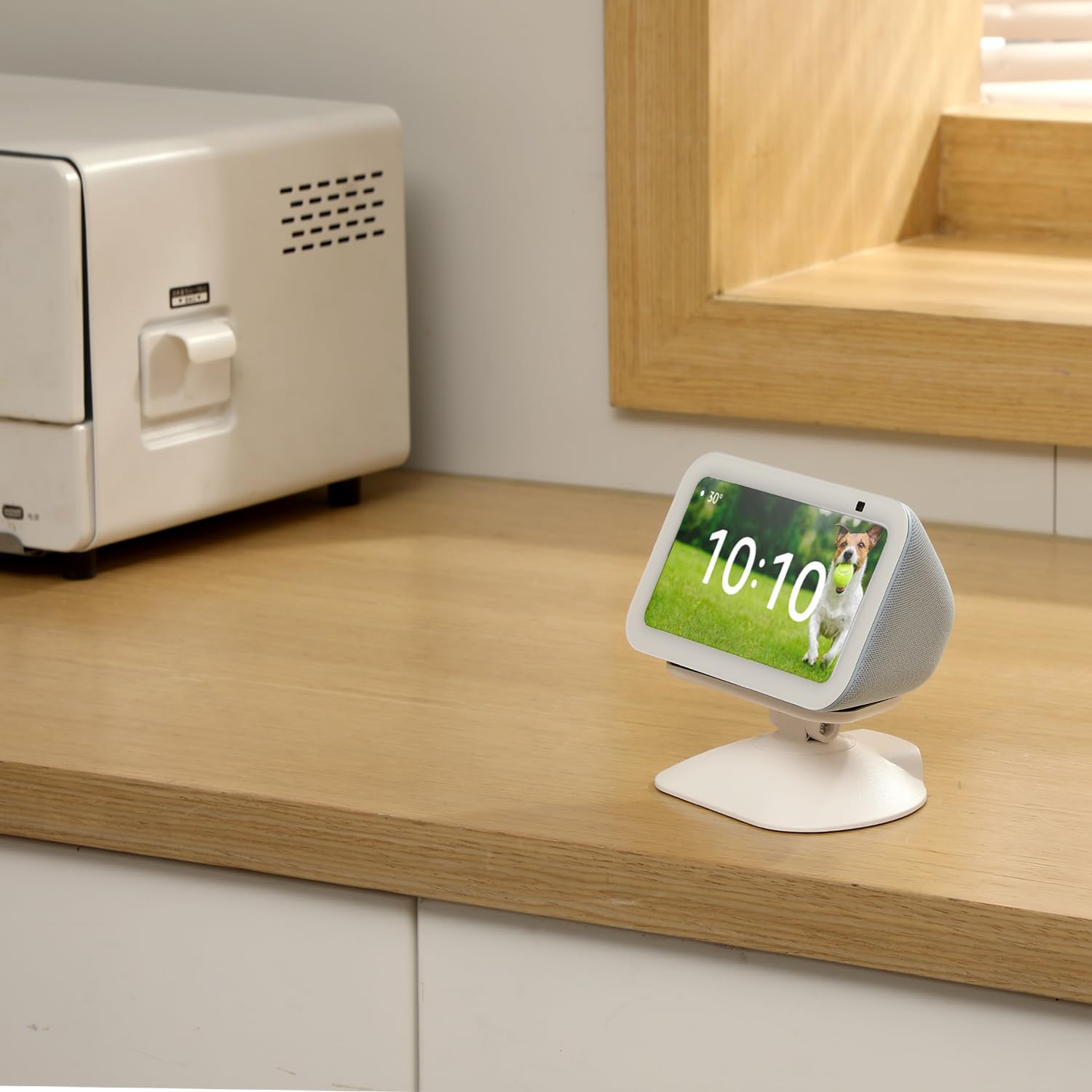 Dianves Adjustable Stand For Echo Show 5 (3Rd Gen), Tilt + Swivel Stand Multi Angle Rotation Magnetic Anti Slip Base For Show 5,