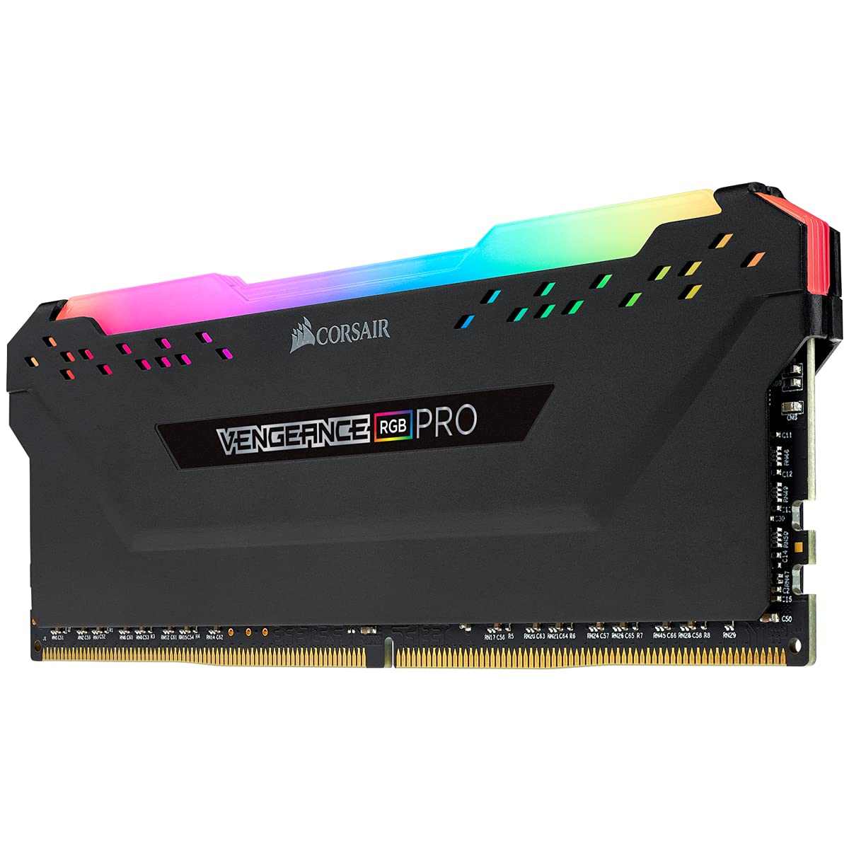 Corsair Vengeance Rgb Pro 8Gb (1X8Gb) Ddr4 3200 (Pc4-25600) C16 Optimized For Amd Ryzen - Black