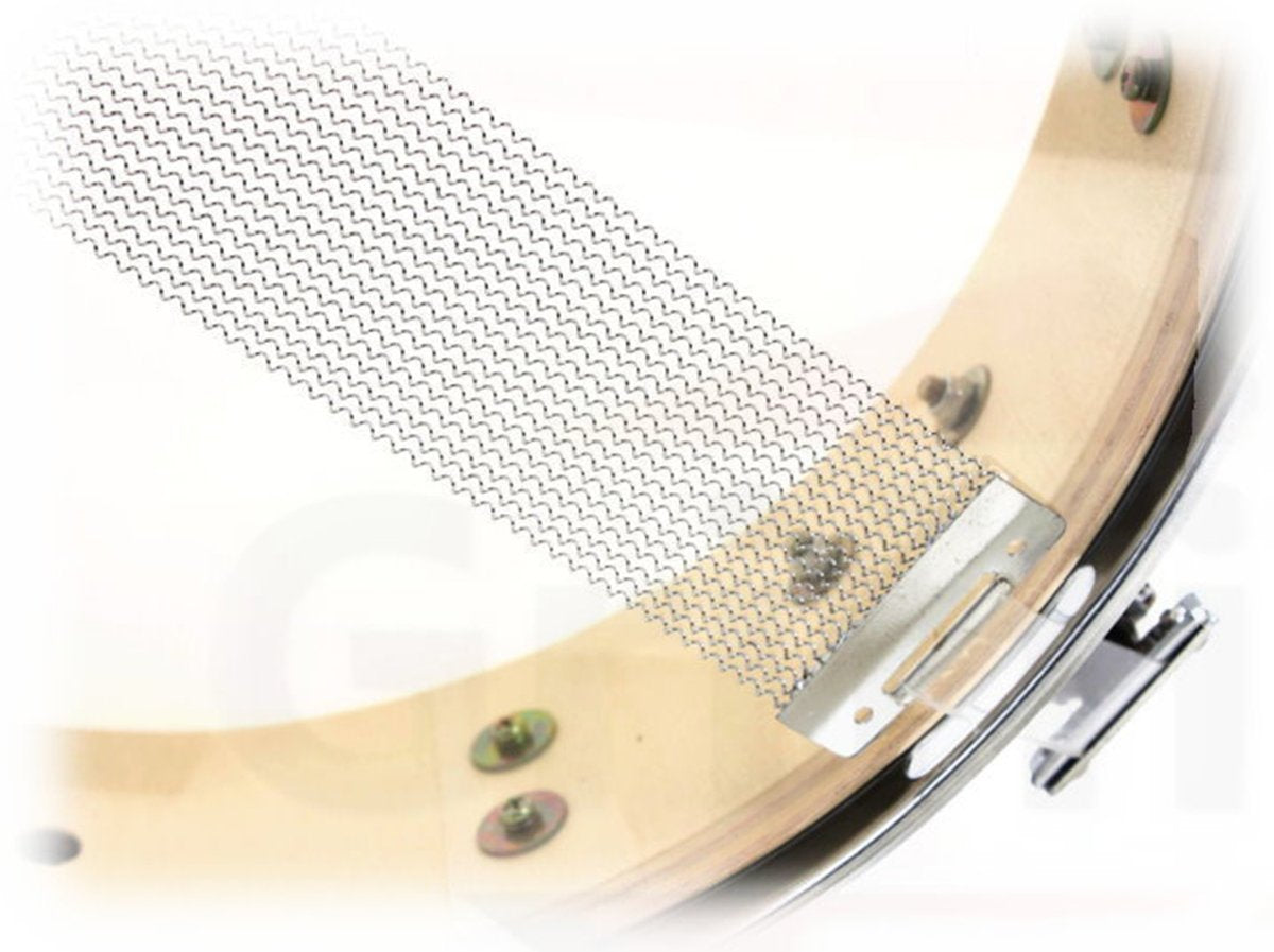 Piccolo Snare Drum 13'' X 3.5'' By Griffin | 100% Poplar Wood Shell With Black Hickory Finish & Coated Drum Head | Drummers Acou