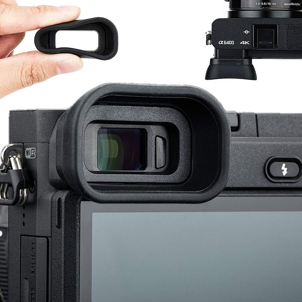 Soft Silicon Camera Viewfinder Eyecup Eyepiece Eyeshade For Sony A6600 A6500 A6400 Eye Cup Protector Replaces Sony Fda Ep17