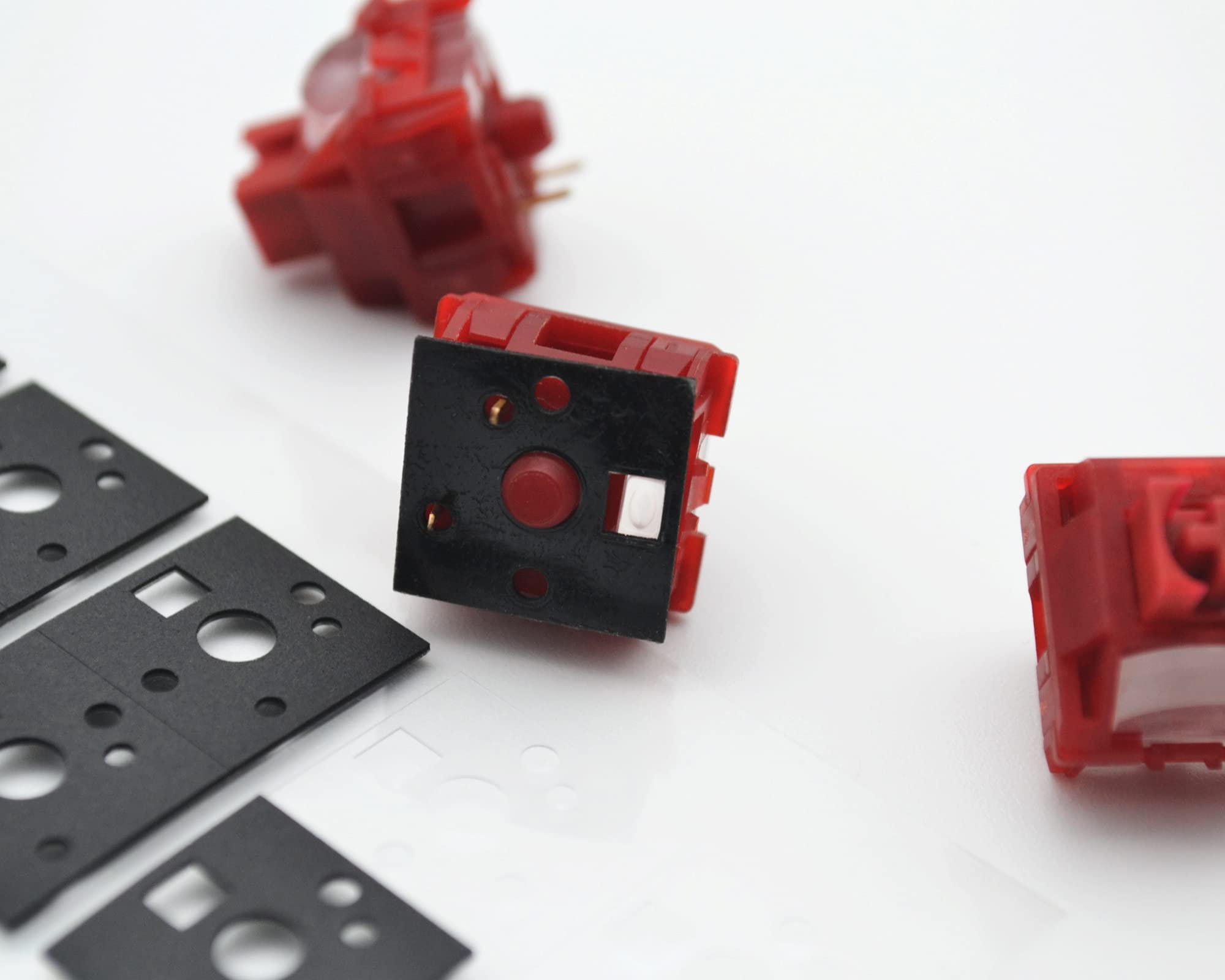 Yimagujrx Runjrx Keyboard Switch Pads Poron Foam For 61/64/87/100/104/108 Hot Swap Keyboard 120Pcs