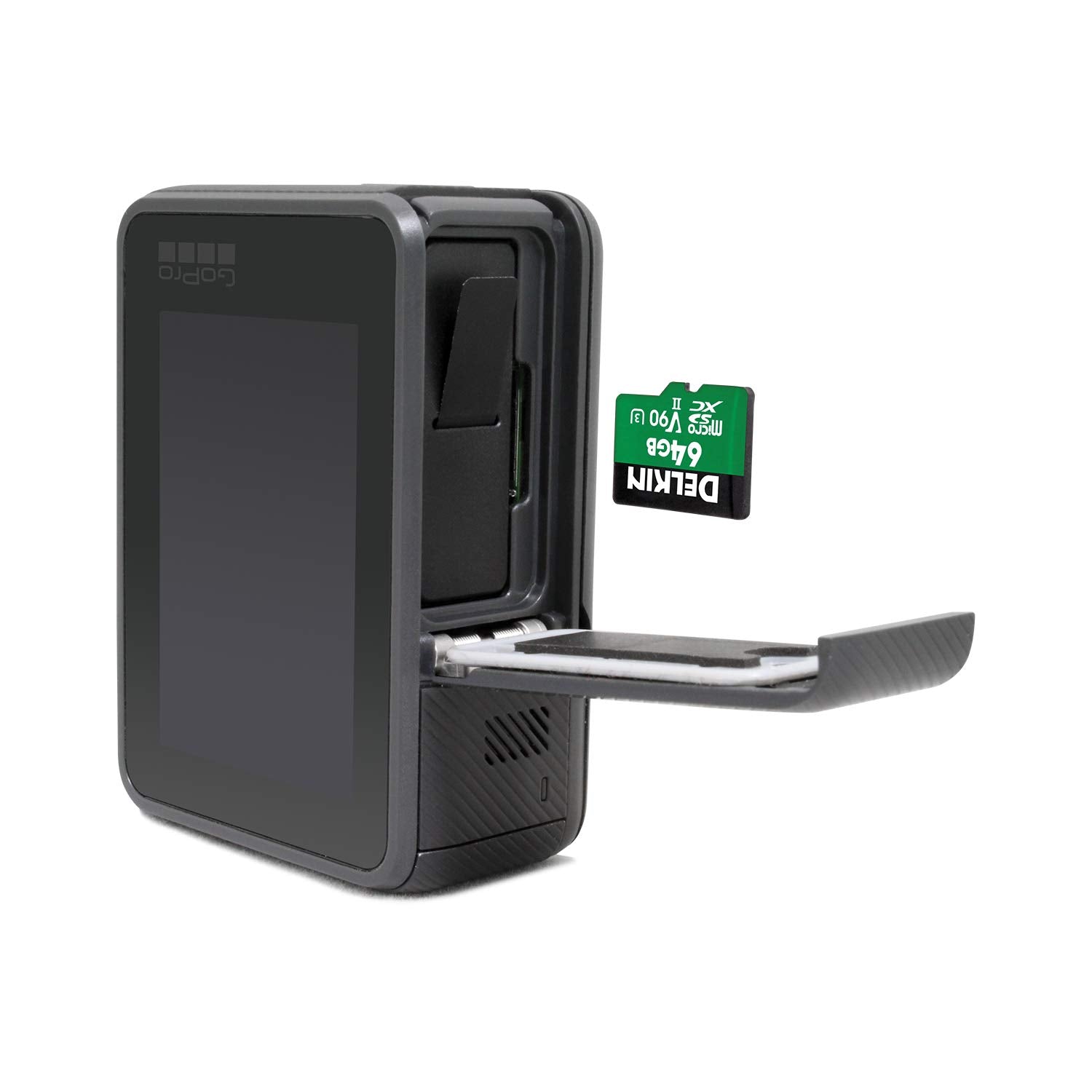 Delkin Devices 64Gb Power Micro Sd Card Uhs Ii (U3/V90)   300Mb/S Read, 250Mb/S Write, 8K, 4K, 3D, Hdr, 360 Recording | Micro Sd