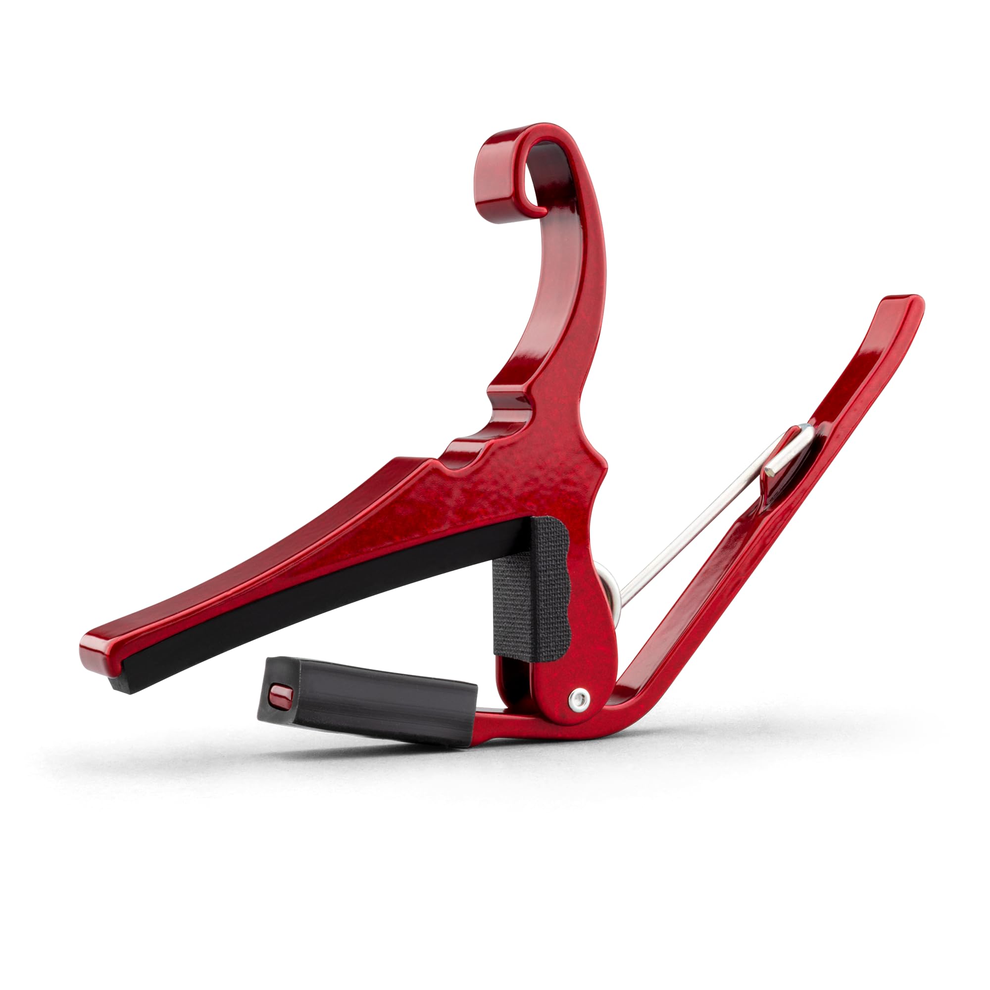 Kyser Quick Change Guitar Capo For 6 String Acoustic Guitars, Ruby Red, Kg6Ra