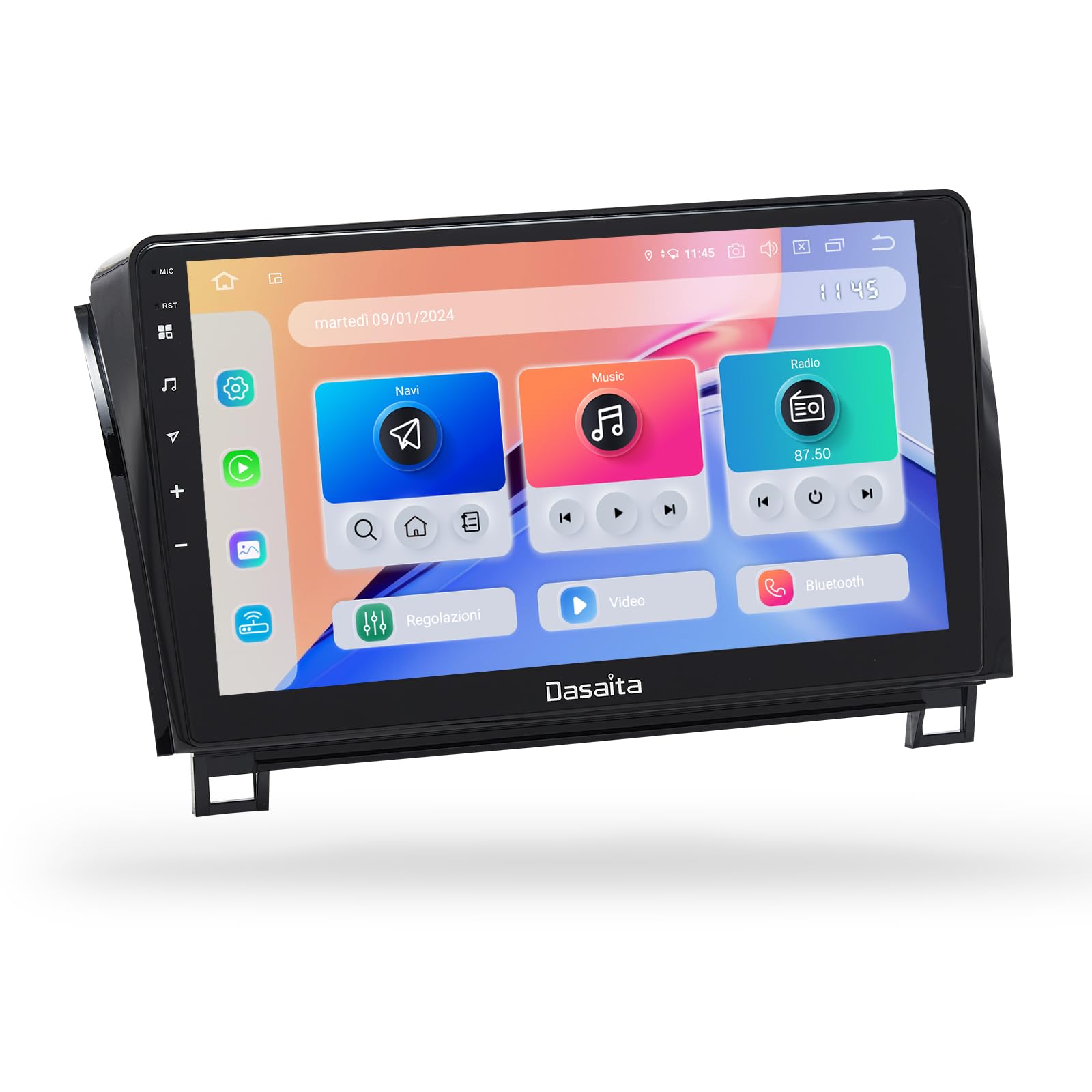 Dasaita G13 Radio For 2007 2013 Toyota Tundra Upgrade, Wireless Carplay, Android Auto, Qualcomm 665 Cpu, Optical Amplifier Output, 6Gb Ram 64Gb Rom, 4G Lte, 5G Wifi, Android 13