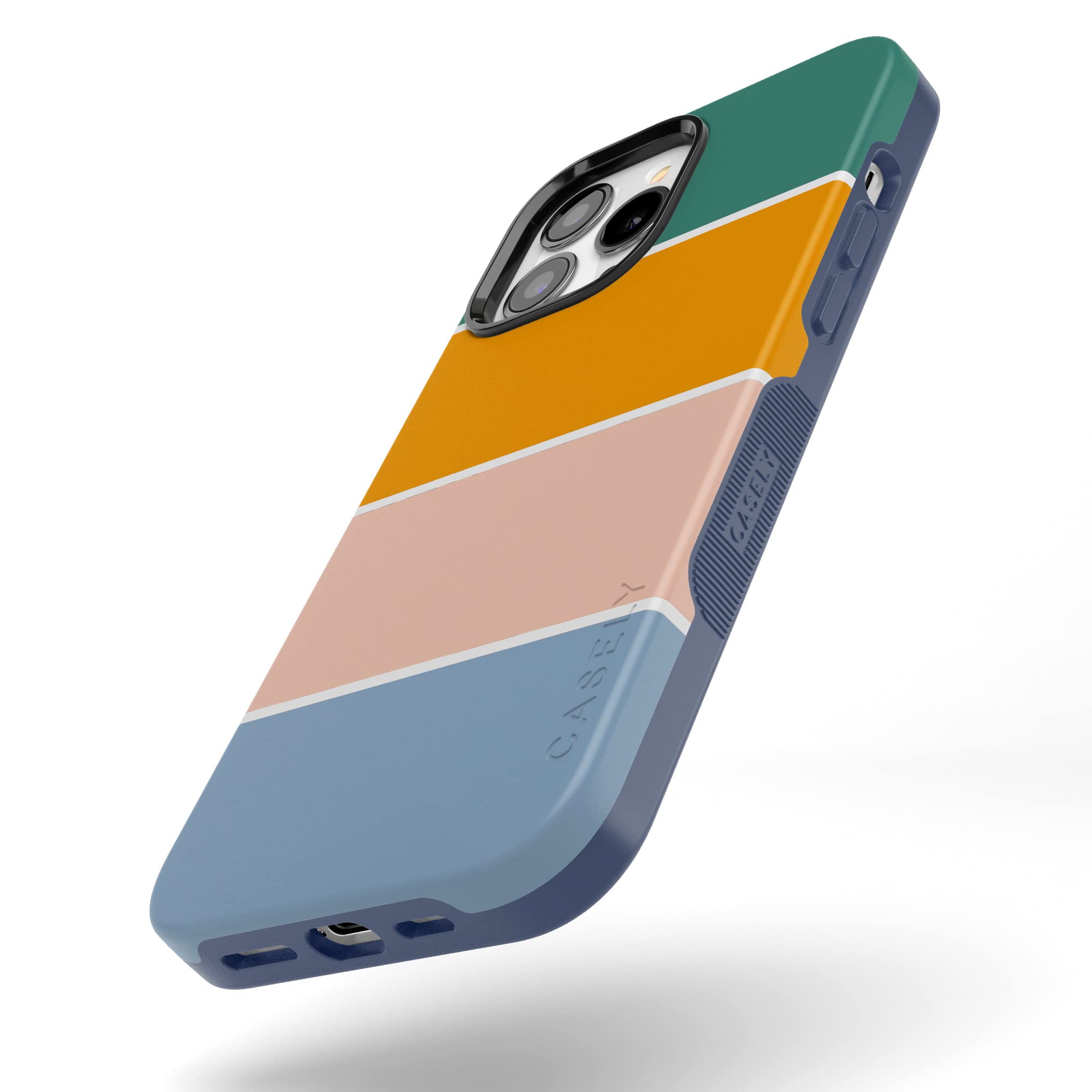 Casely Iphone 13 Pro Max Case | Compatible With Magsafe | Paint The Town | Colorblock Stripes Case