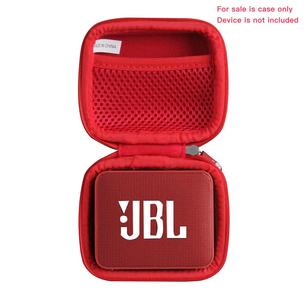 Hermitshell Travel Case For Jbl Go2 - Waterproof Ultra Portable Bluetooth Speaker (Red)