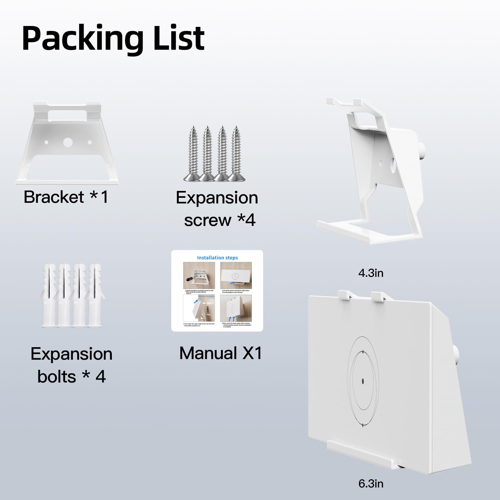 Starlink Gen 3 Mount, Starlink Standard V3 Router Mount Star Link Internet Kit Satellite Brackets Abs Starlink Mounting Kit Acce