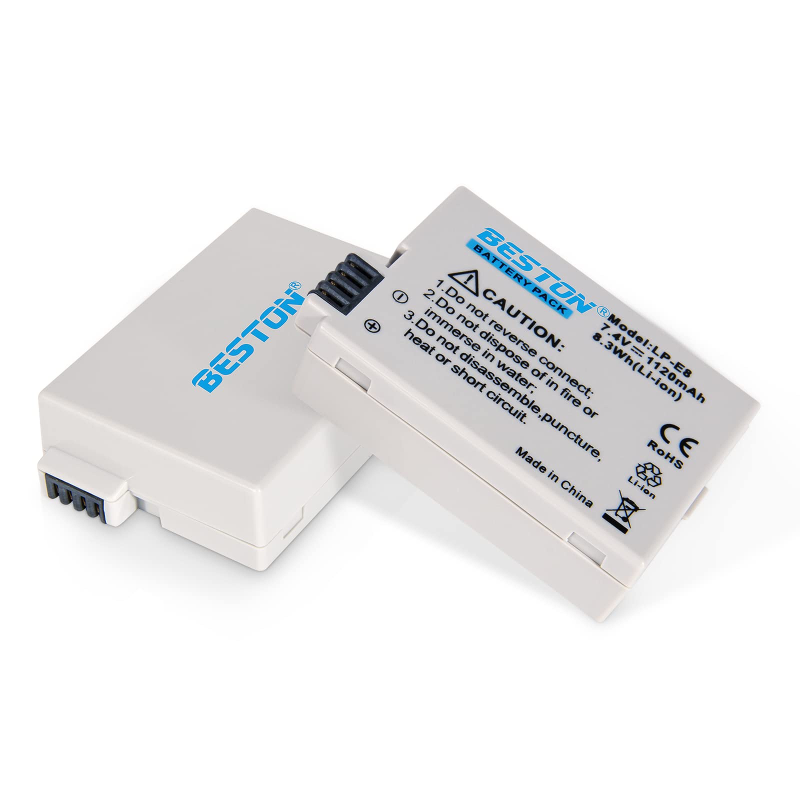 Beston 2 Pack Lp E8 Battery Pack And Rapid Usb Charger For Canon Eos Rebel T2I T3I T4I T5I Cameras