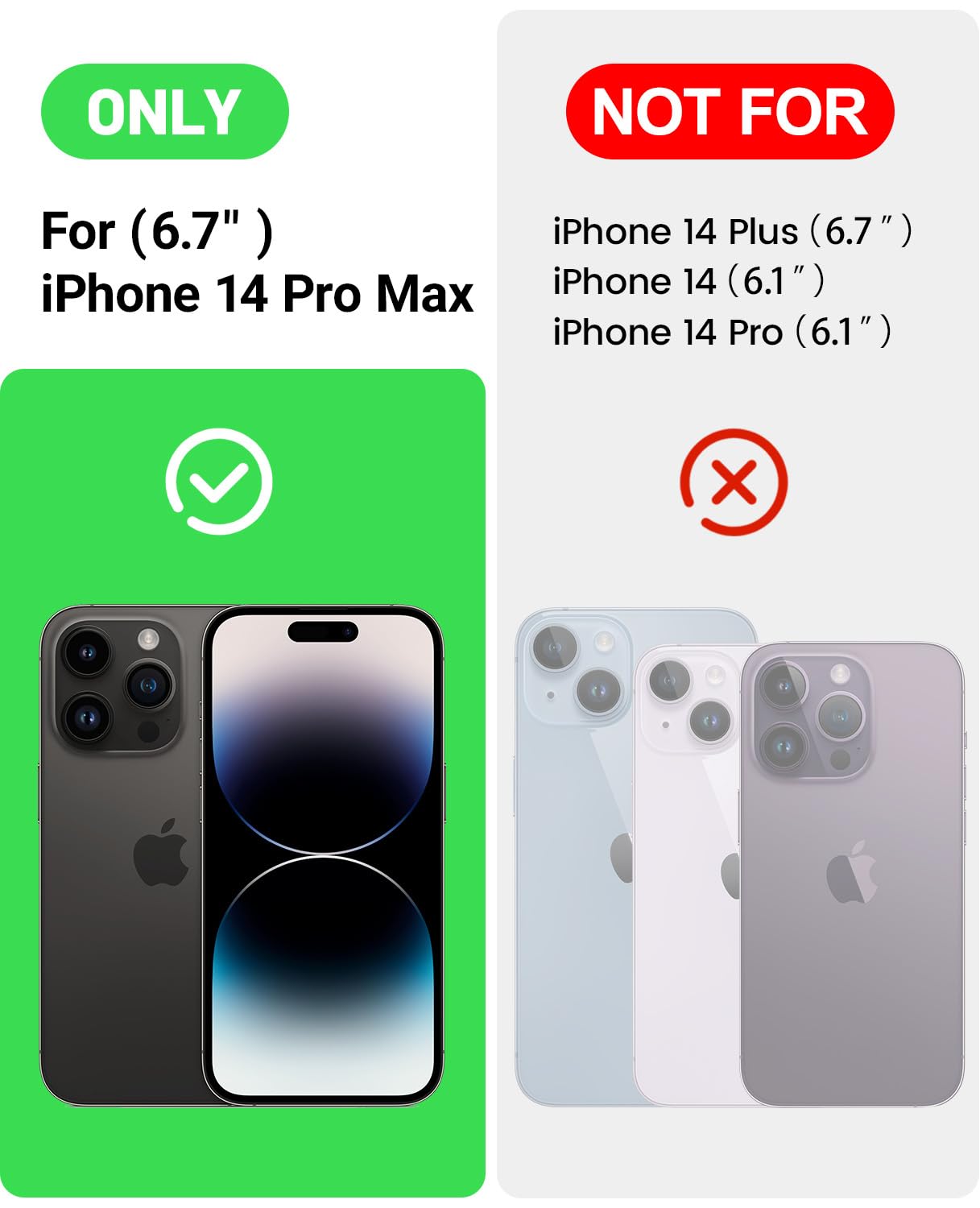 Otofly For Iphone 14 Pro Max Case [Compatible With Magsafe] Full Body Silicone Shockproof Slim Thin Phone Case For Iphone 14 Pro