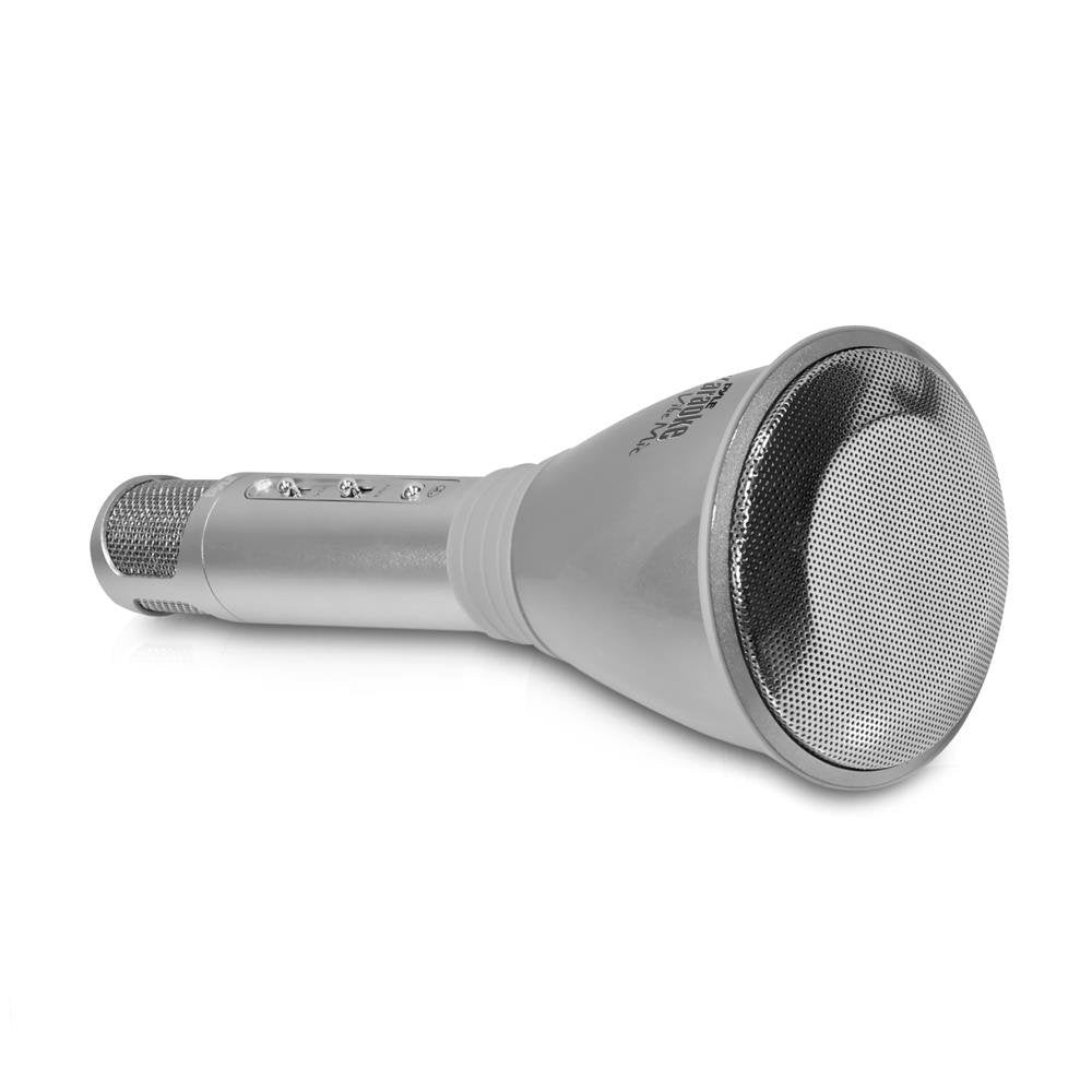 Pyle Microphone Portable Wireless Karaoke Machine , Mini Handheld Cellphone Karaoke Player Built Iin Speaker, Karaoke Mic Machin