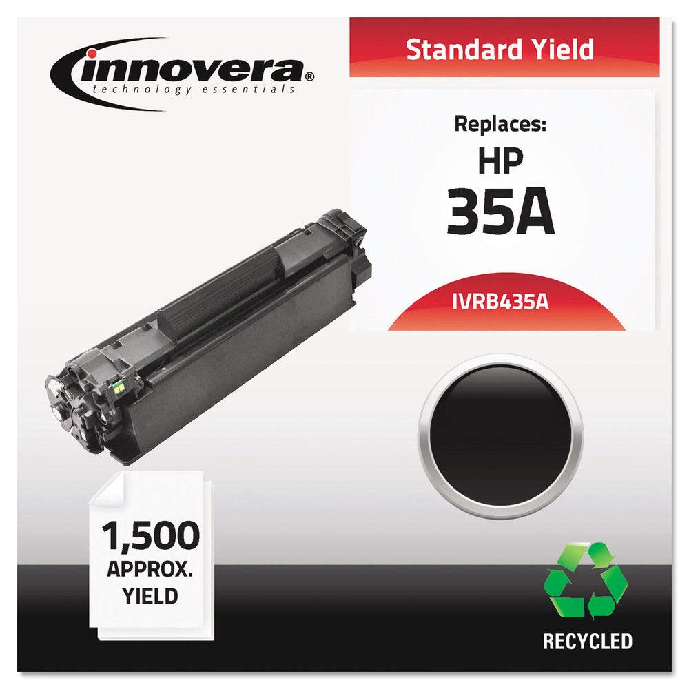Innovera Ivrb435A Remanufactured Cb435A (35A) Toner, Black