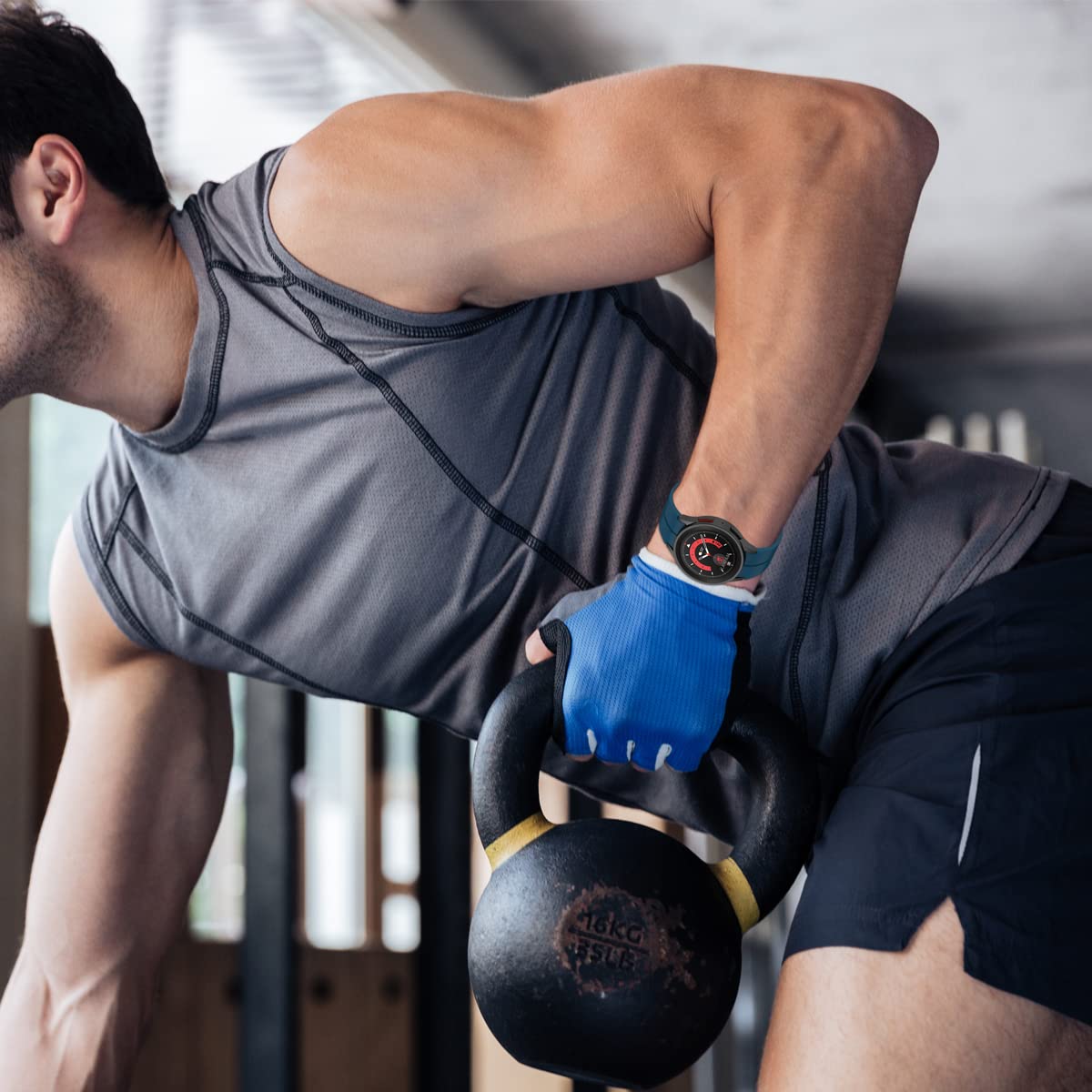 Galaxy Watch 5 Bands 44Mm 40Mm/Galaxy Watch 5 Pro Bands 45Mm, No Gap Silicone Sport Bands Compatible With Samsung Galaxy Watch 5