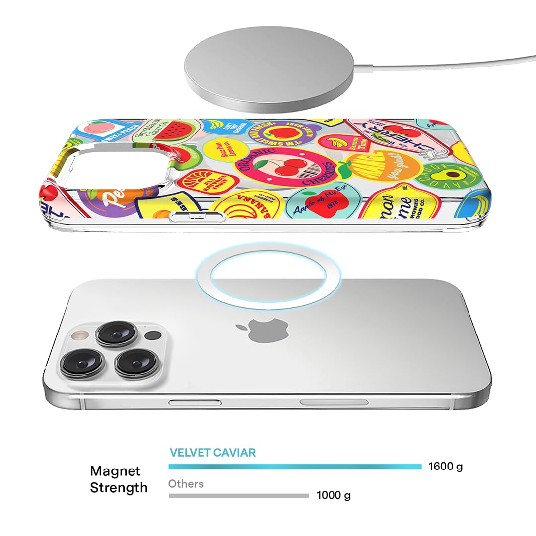 Velvet Caviar For Iphone 15 Pro Case Fruit Summer Aesthetic   Compatible With Magsafe   Fruit Phone Case
