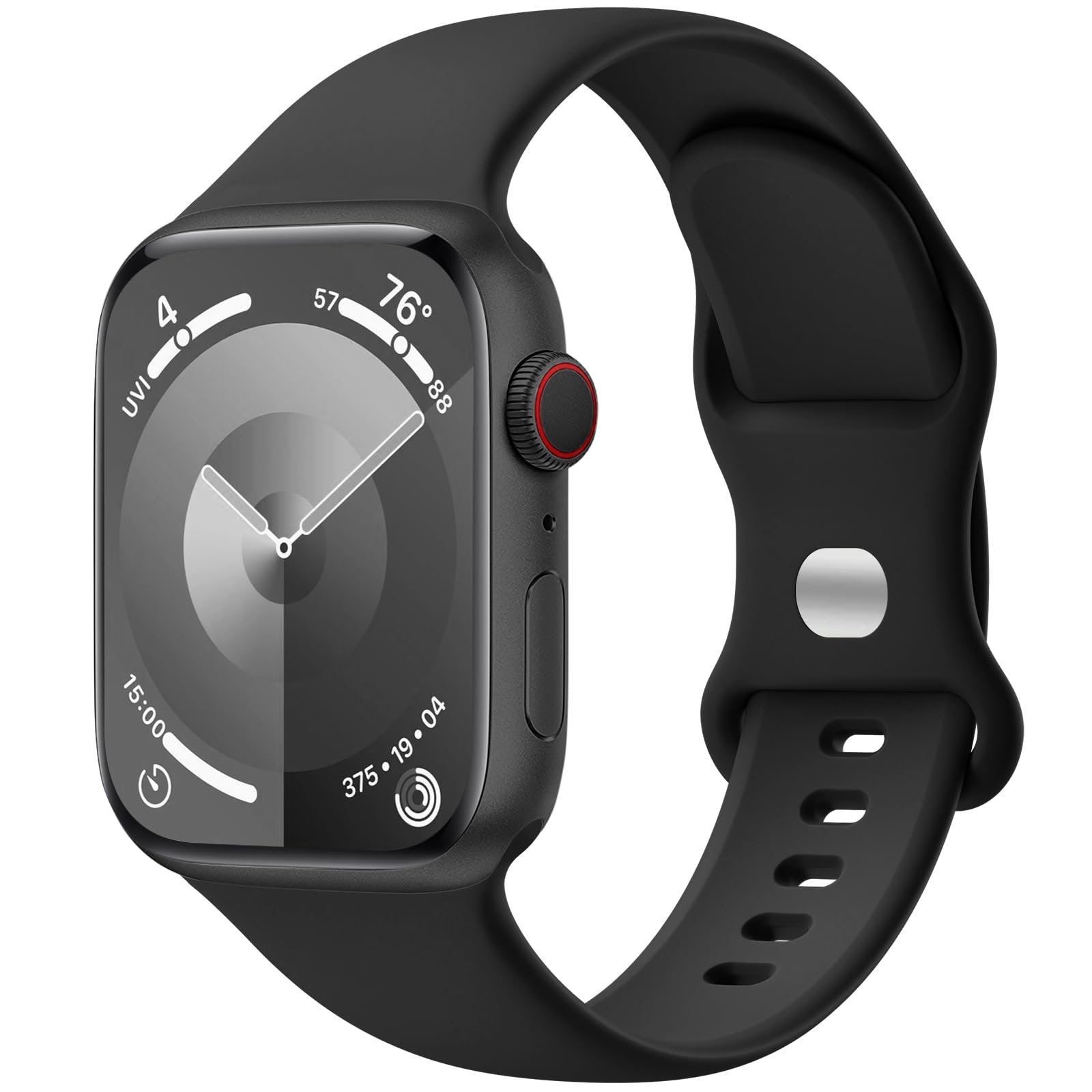 Imivio Sport Band Compatible With Apple Watch Bands For Women 44Mm 38Mm 40Mm 41Mm 42Mm 45Mm 49Mm For Women Men, Soft Silicone Wa