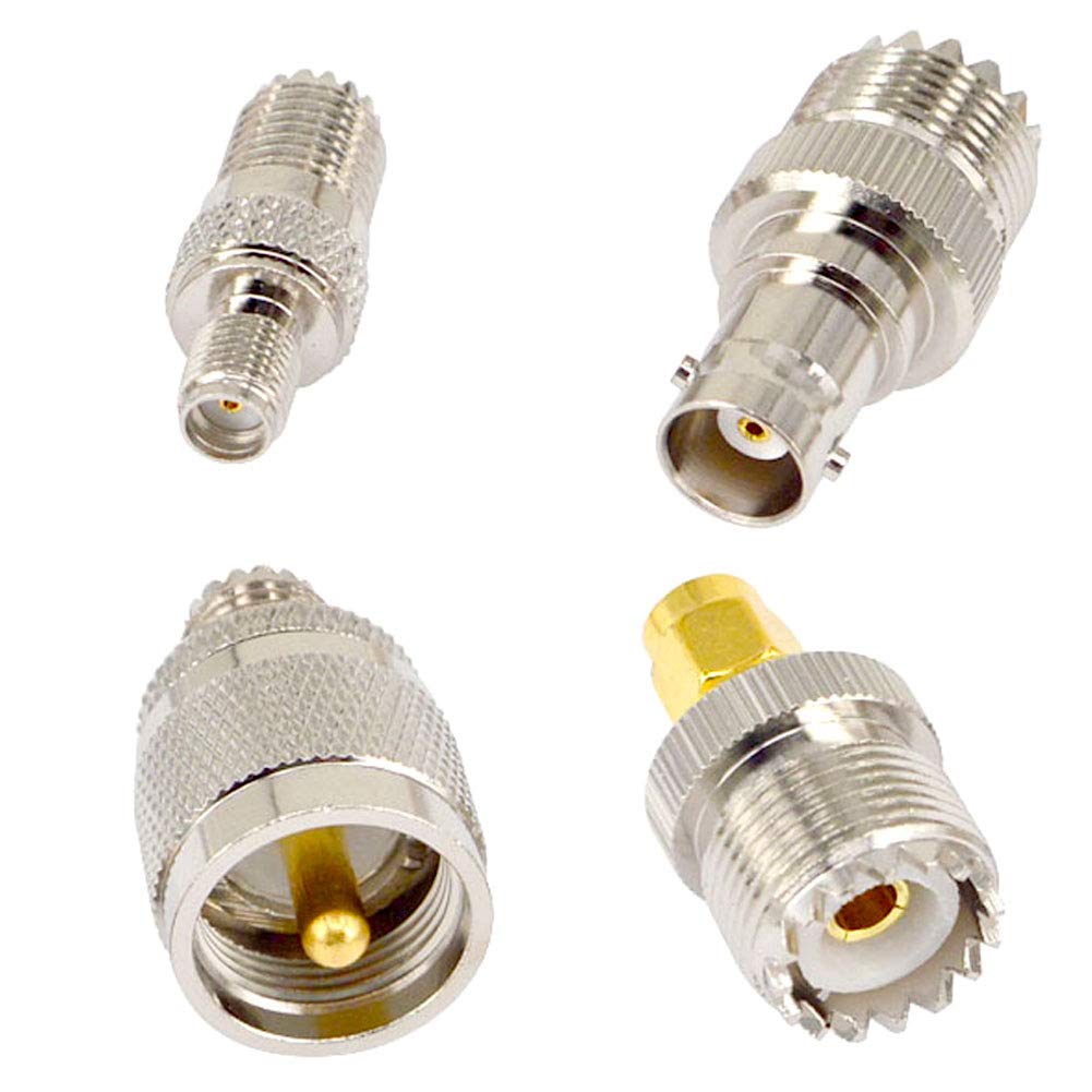 Onelinkmore 20 Type Set Uhf Pl259 So239 Mini Uhf Adapter Kits Uhf To Sma Bnc Mcx Fme F Tnc Mini Uhf Rf Coaxial Adapter Male Fema