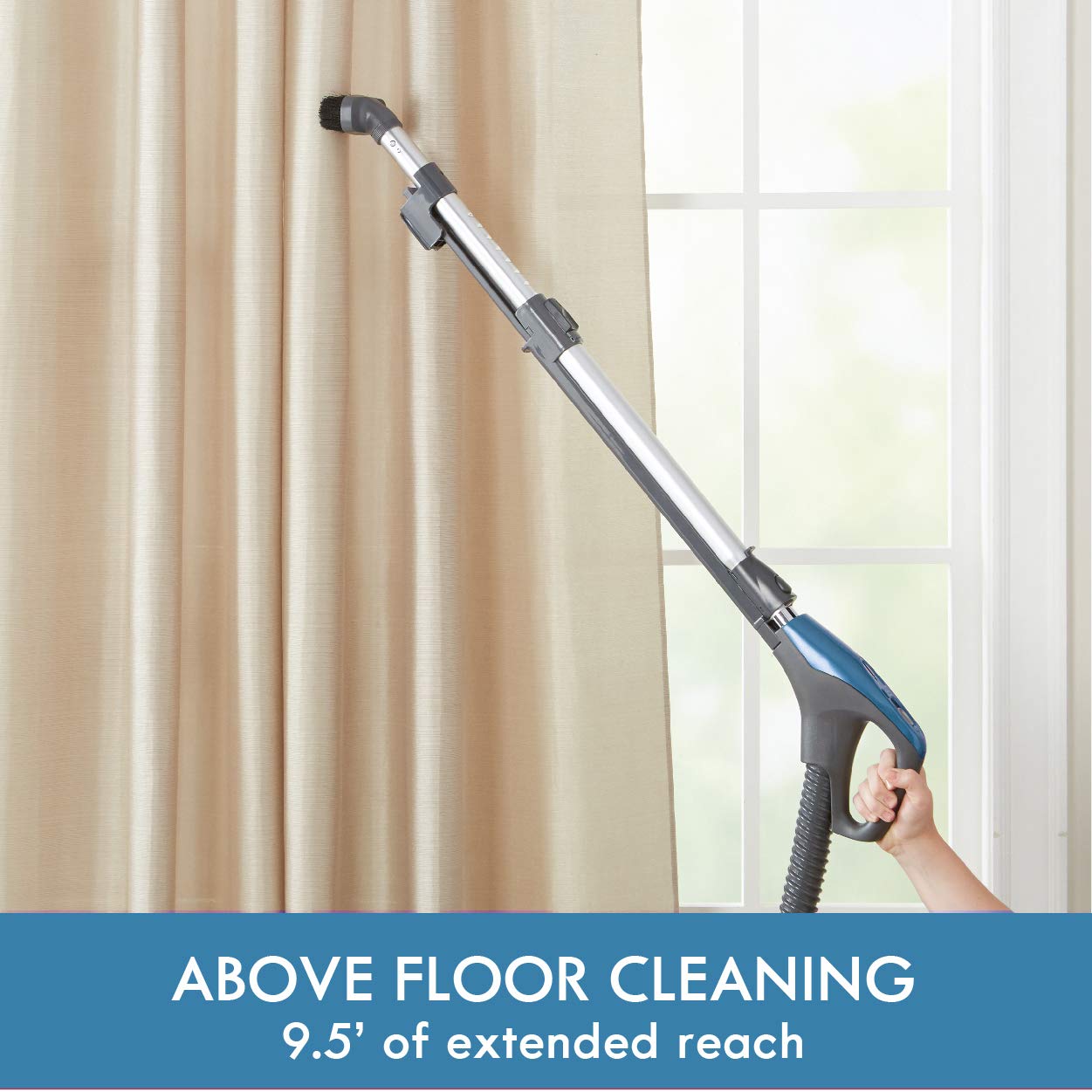 Kenmore Pet Friendly Lightweight Bagged Canister Vacuum Cleaner With Extended Telescoping Wand, Hepa, 2 Motors, Retractable Cord