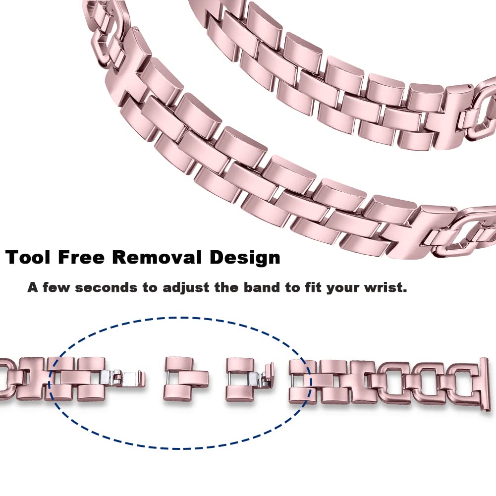 Joyozy Stainless Steel Bands For Galaxy Watch 6/5/4 40Mm 44Mm Galaxy Watch Active 40Mm/Active2(40Mm)(44Mm)/Galaxy Watch(42Mm),Me