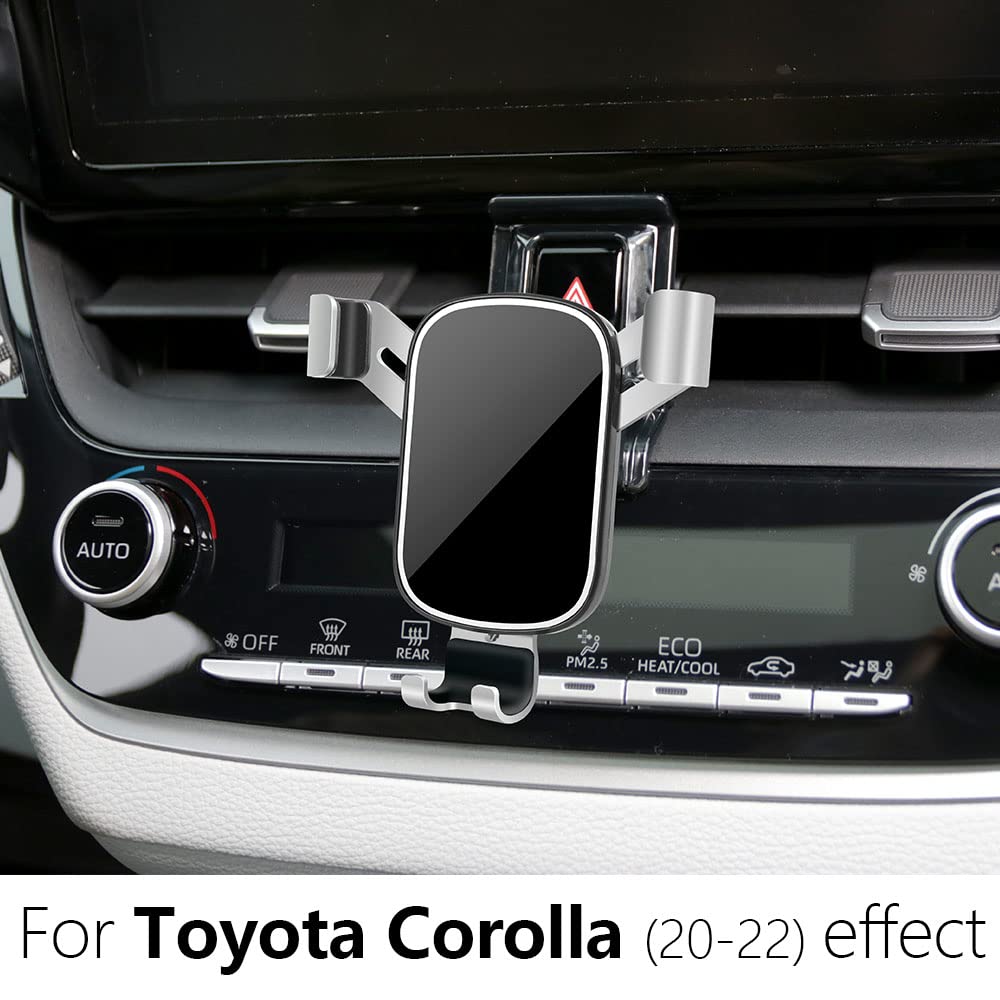 Lunqin Car Phone Holder For Toyota Corolla 2020 2021 2022 2023 2024 2025 And Corolla Cross 2022-2025 & Hybrid Hatchback Auto Int