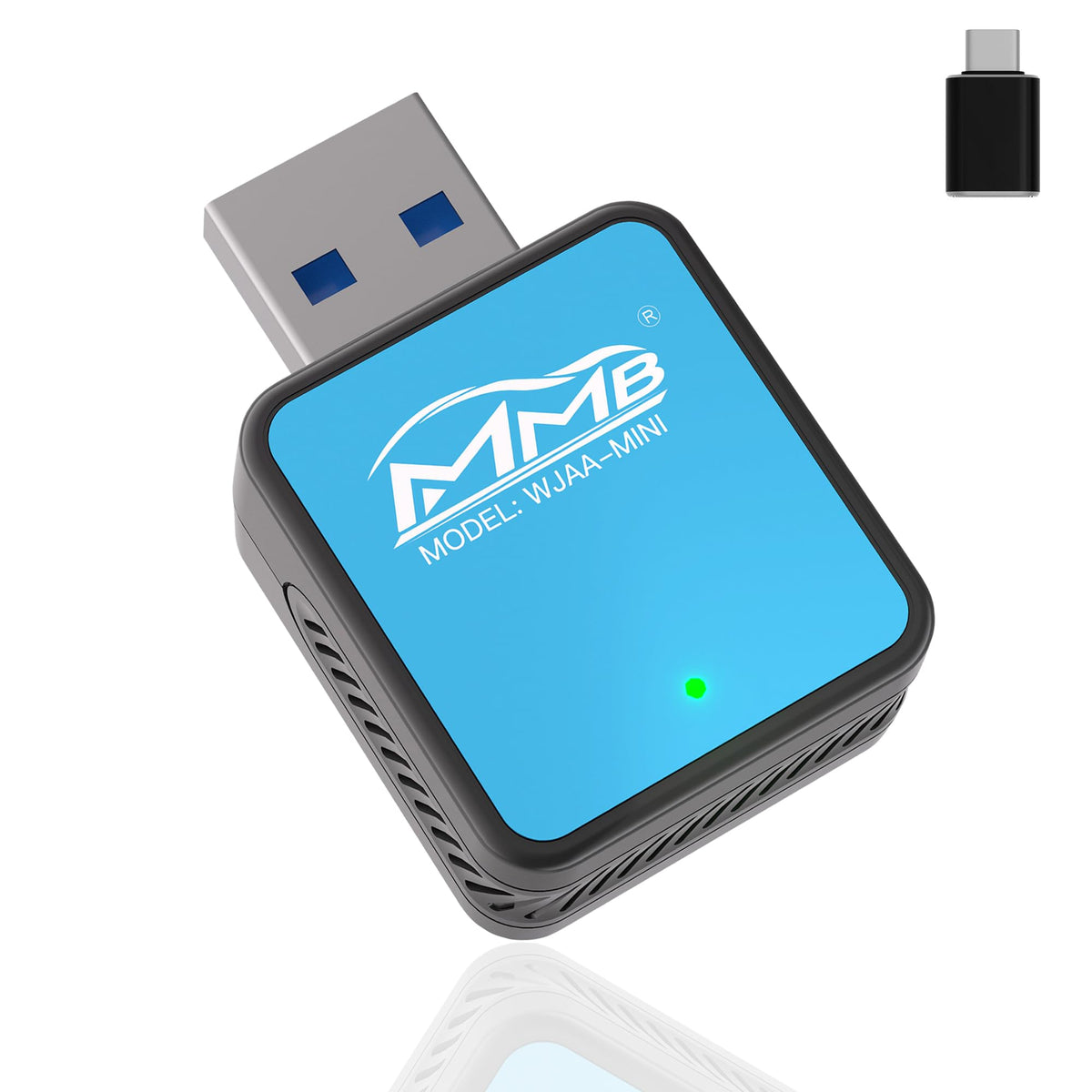 Mmb Mini Android Auto Wireless Adapter, 2024 Newest Android Auto Dongle For Android Phone, Smallest,Plug & Play Converts Wired T