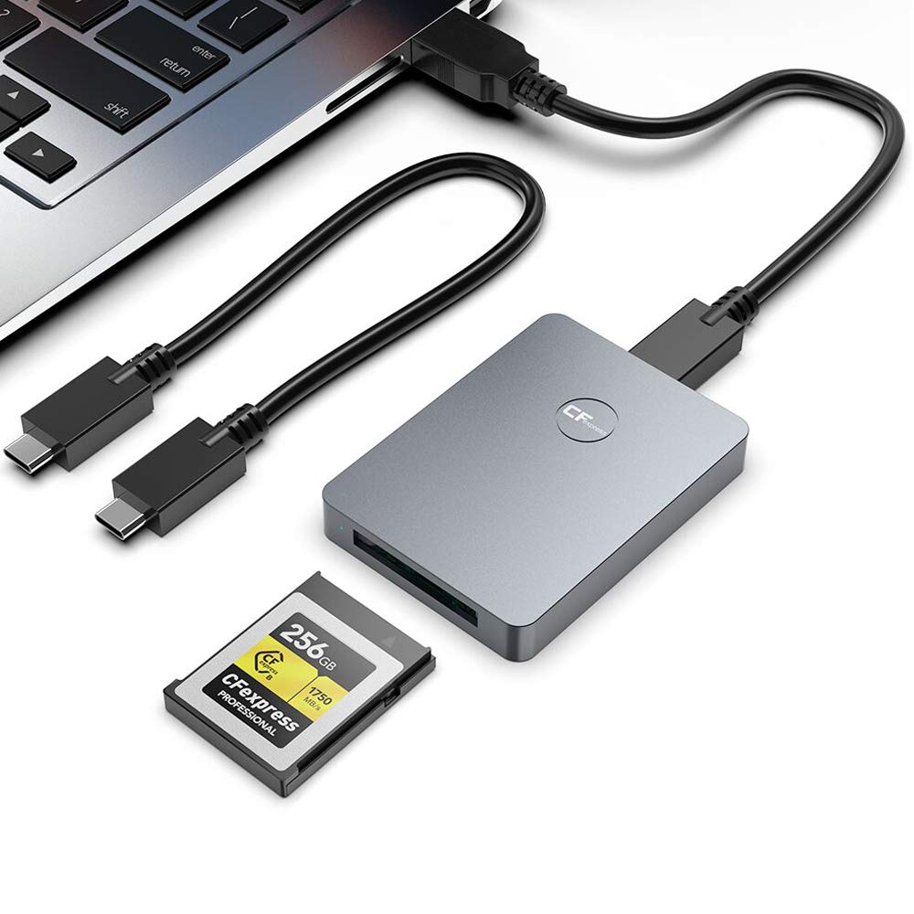 Cfexpress Card Reader, Usb 3.2 Gen 2 10Gbps Cfexpress Tyep B Card Readers, Portable Aluminum Memory Card Adapter, Support For Thunderbolt 3/4 Port, For Professional Filmmakers, Photographers